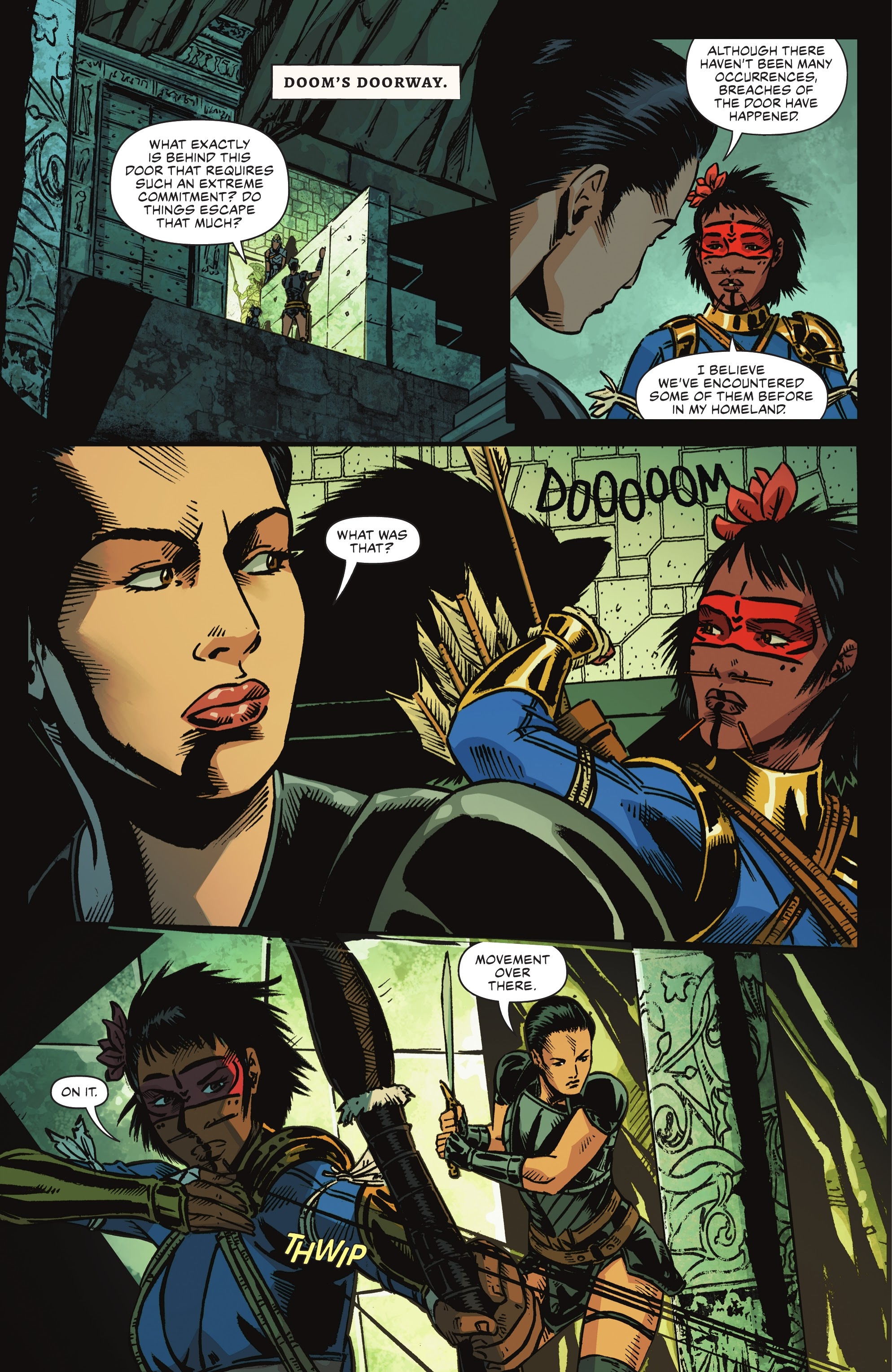 Read online Nubia & the Amazons comic -  Issue #6 - 16