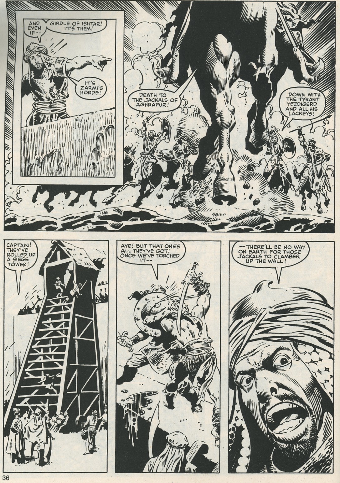 Read online The Savage Sword Of Conan comic -  Issue #112 - 37