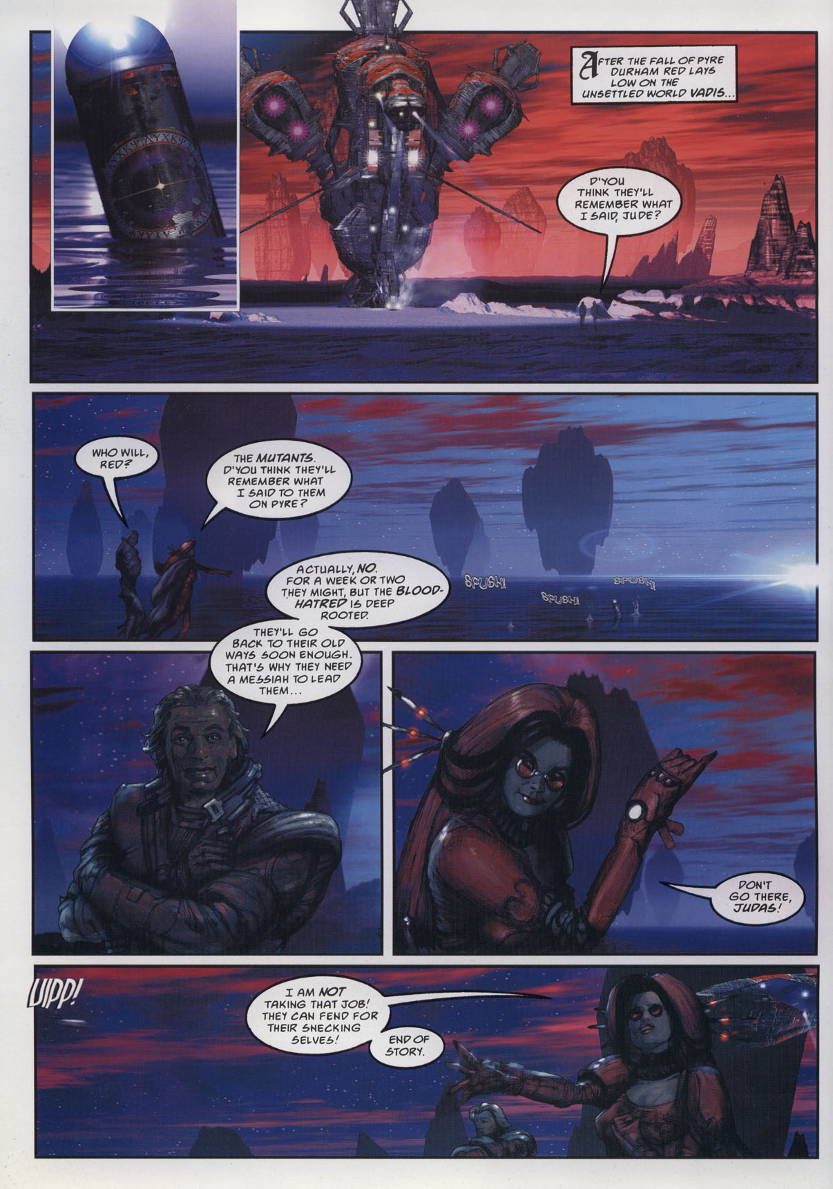 Read online Durham Red: The Scarlet Cantos comic -  Issue # TPB - 78