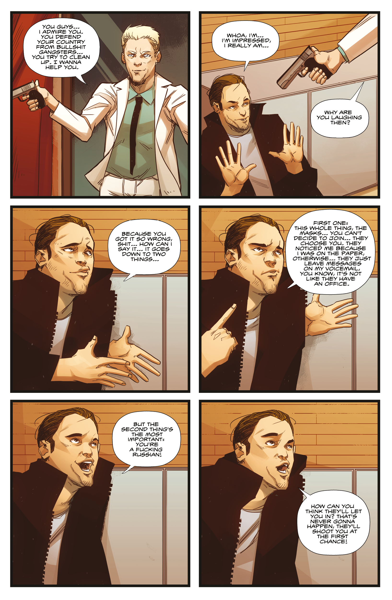 Read online Hotline Miami 2: Wrong Number comic -  Issue #3 - 35