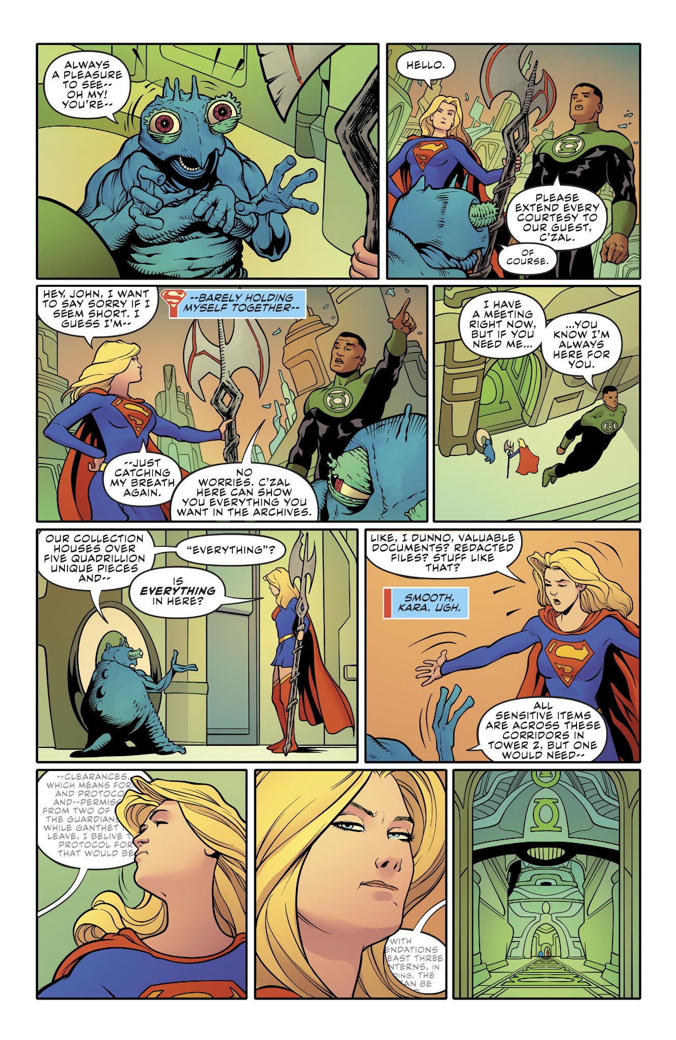 Read online Supergirl (2016) comic -  Issue #22 - 13