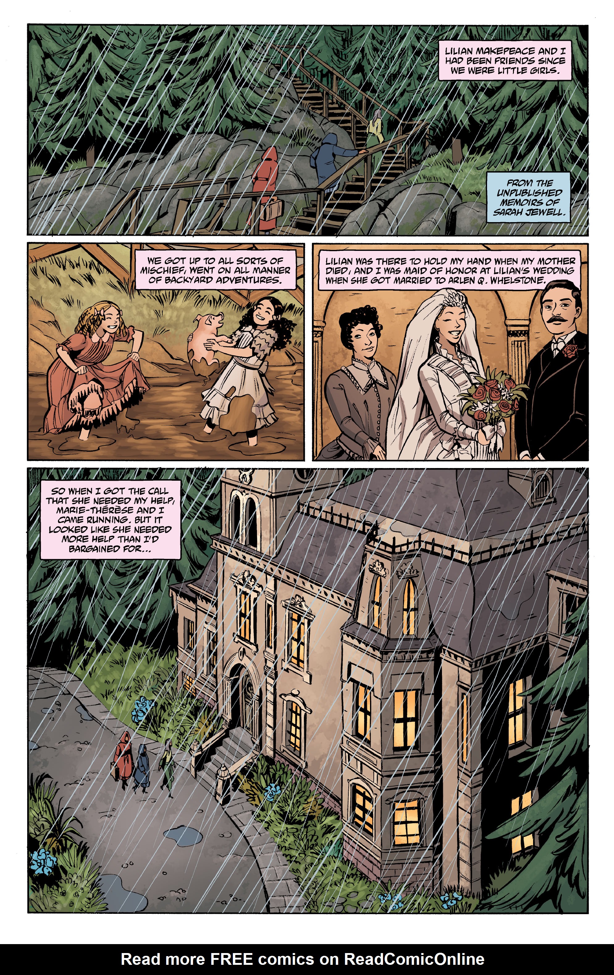 Read online The House of Lost Horizons: A Sarah Jewell Mystery comic -  Issue #1 - 5