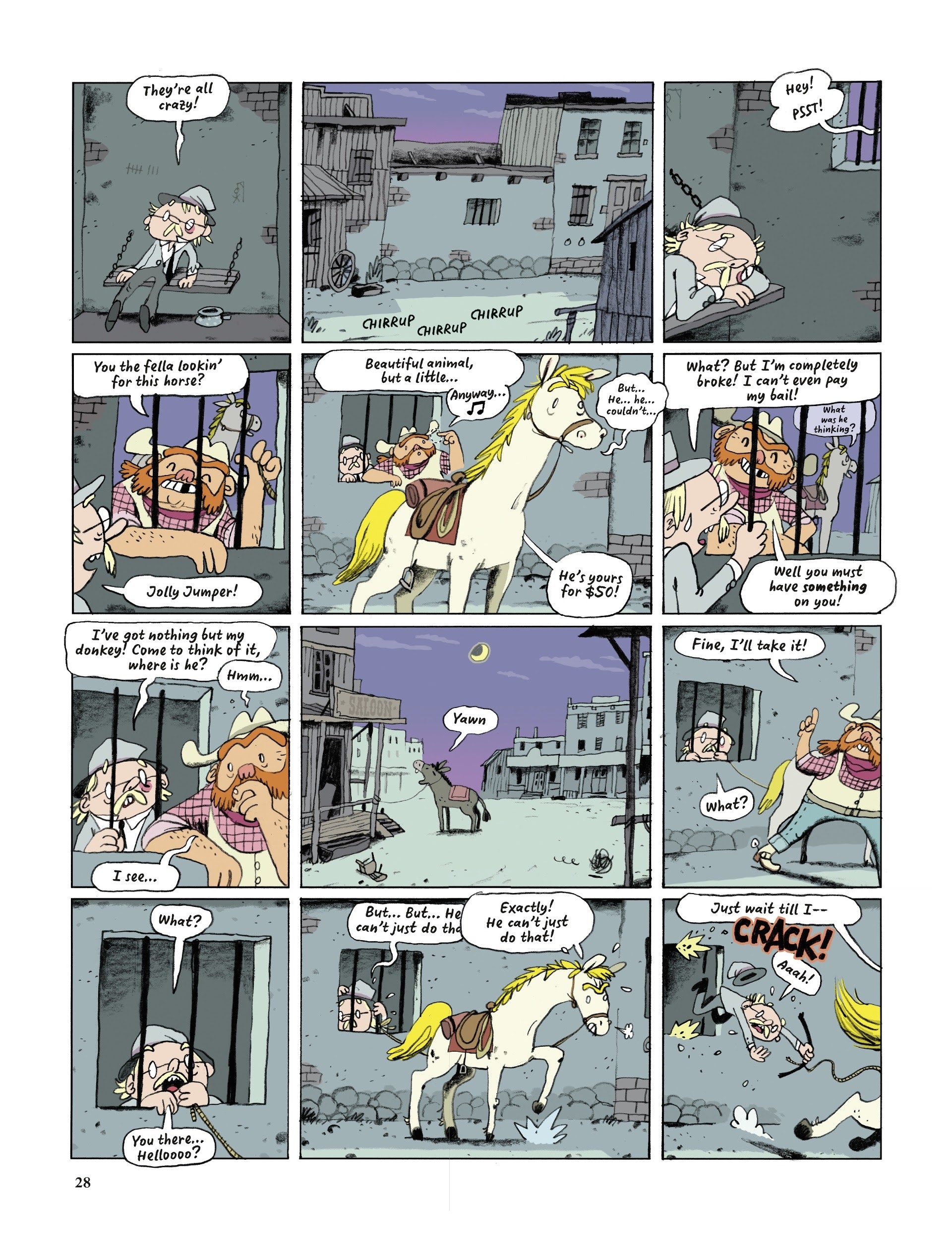 Read online Lucky Luke Saddles Up comic -  Issue # TPB - 28