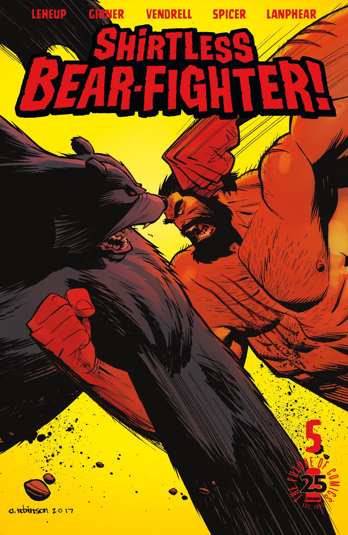 Read online Shirtless Bear-Fighter! comic -  Issue #5 - 1