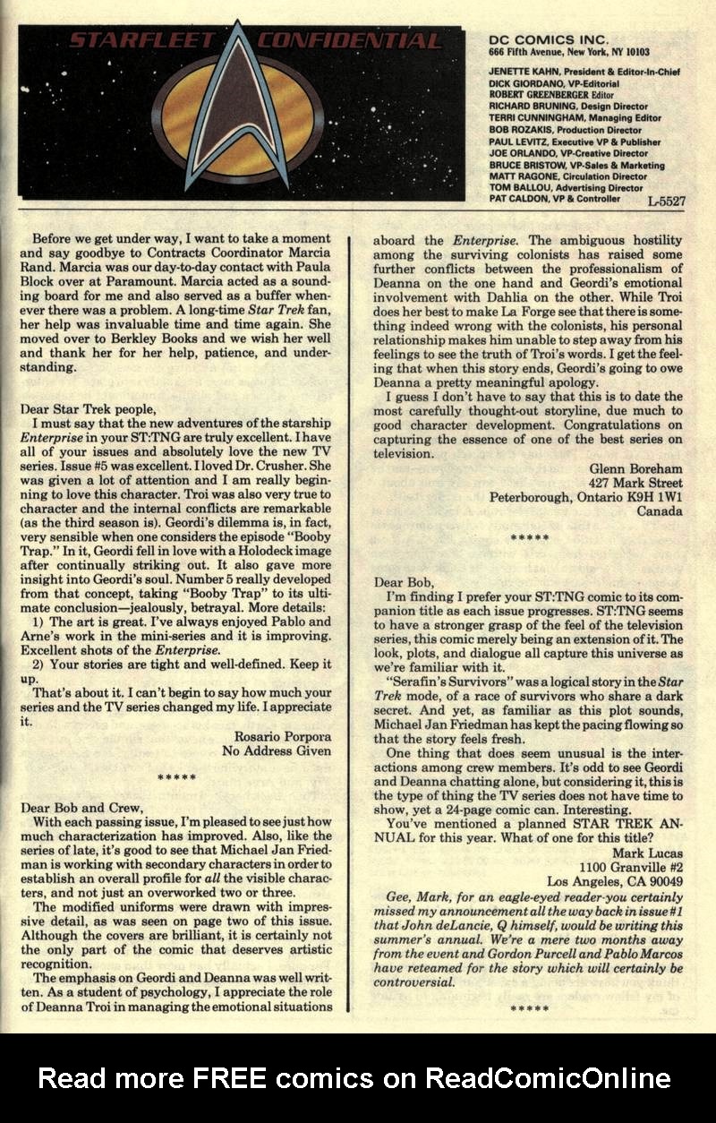 Read online Star Trek: The Next Generation (1989) comic -  Issue #9 - 26