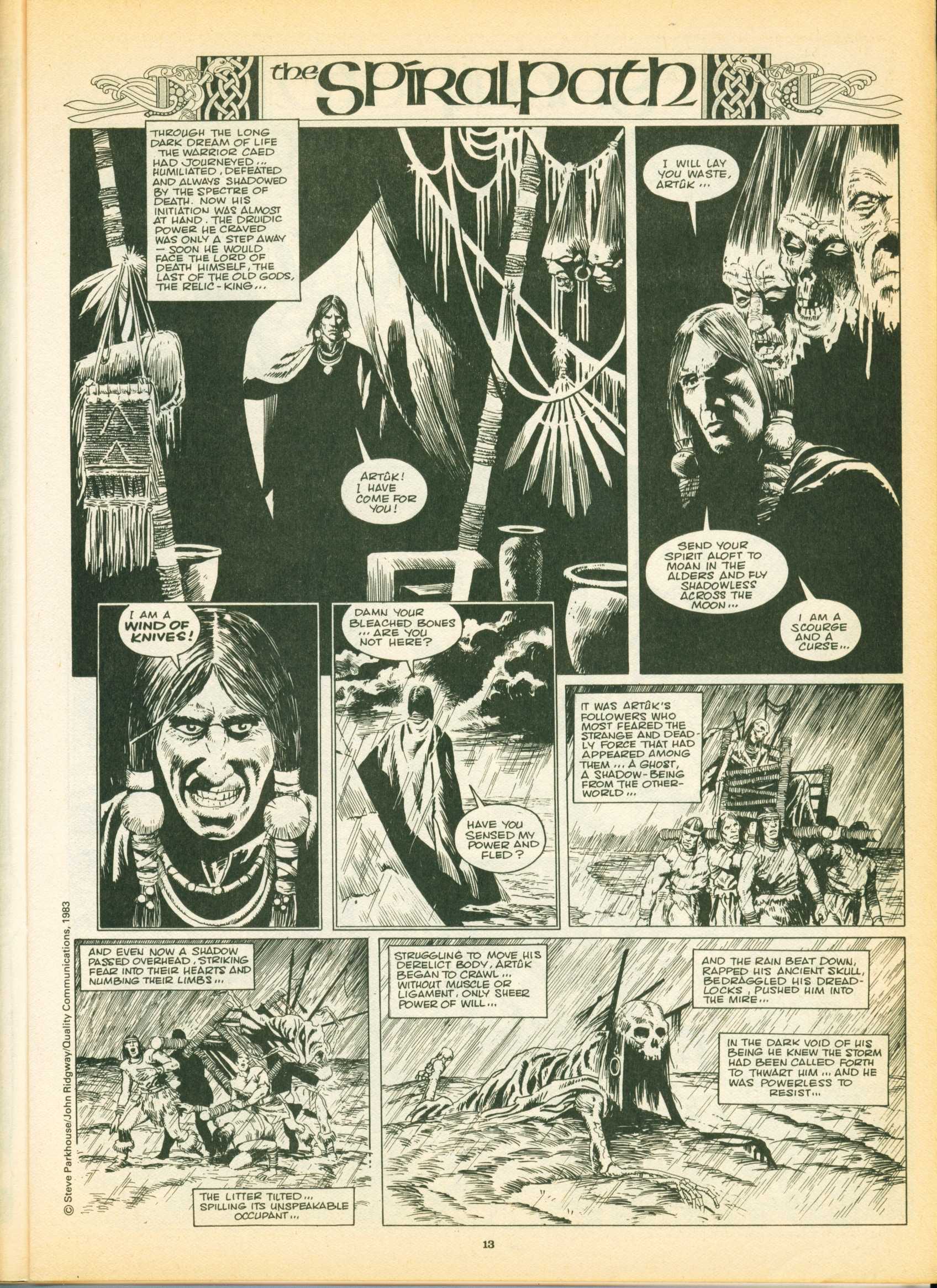 Read online Warrior comic -  Issue #12 - 13