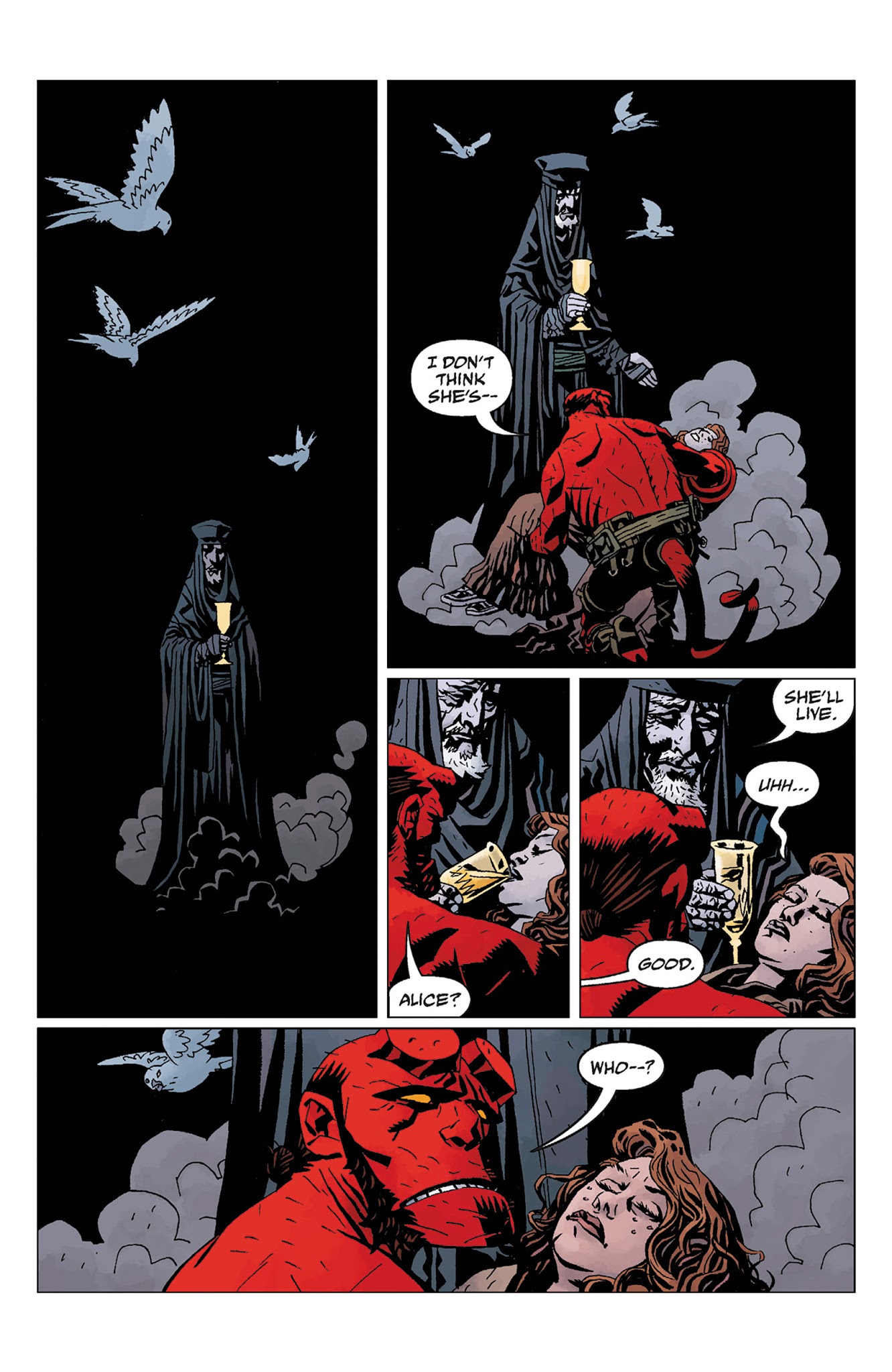 Read online Hellboy: The Wild Hunt comic -  Issue # TPB - 109