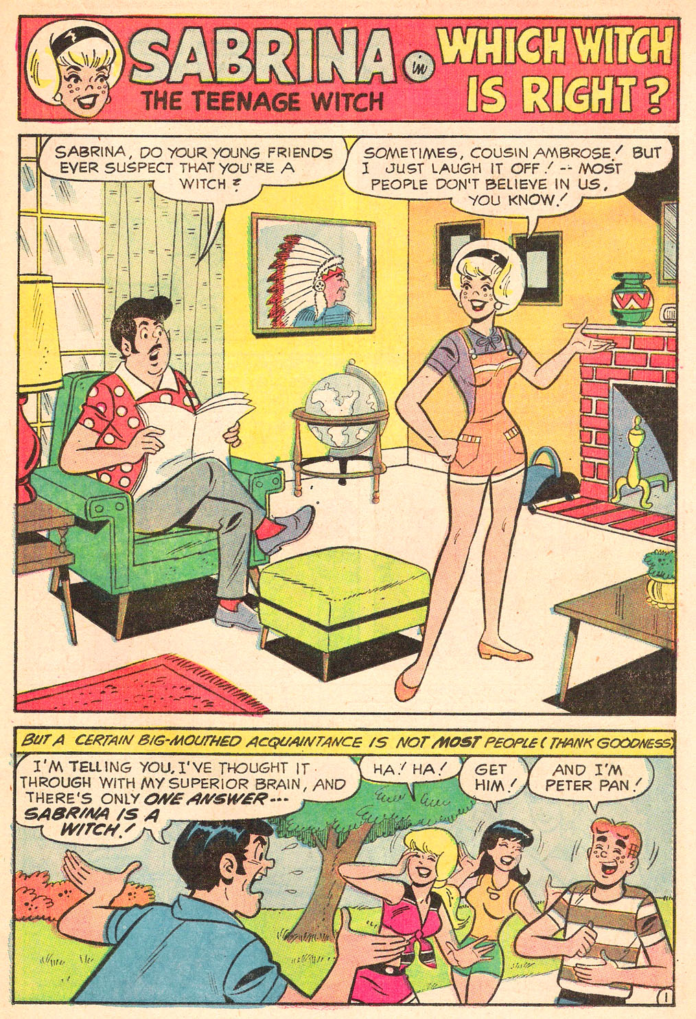Read online Sabrina The Teenage Witch (1971) comic -  Issue #4 - 10
