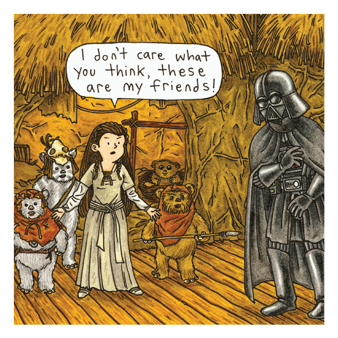 Read online Star Wars: Vader's Little Princess comic -  Issue # TPB - 25