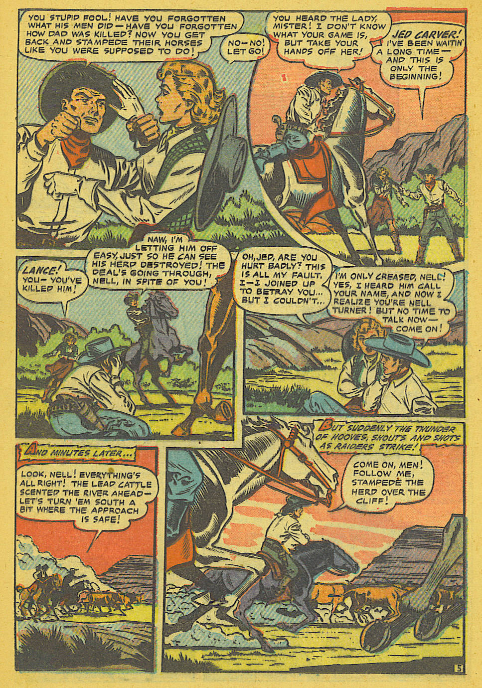 Read online Cowgirl Romances (1950) comic -  Issue #8 - 20