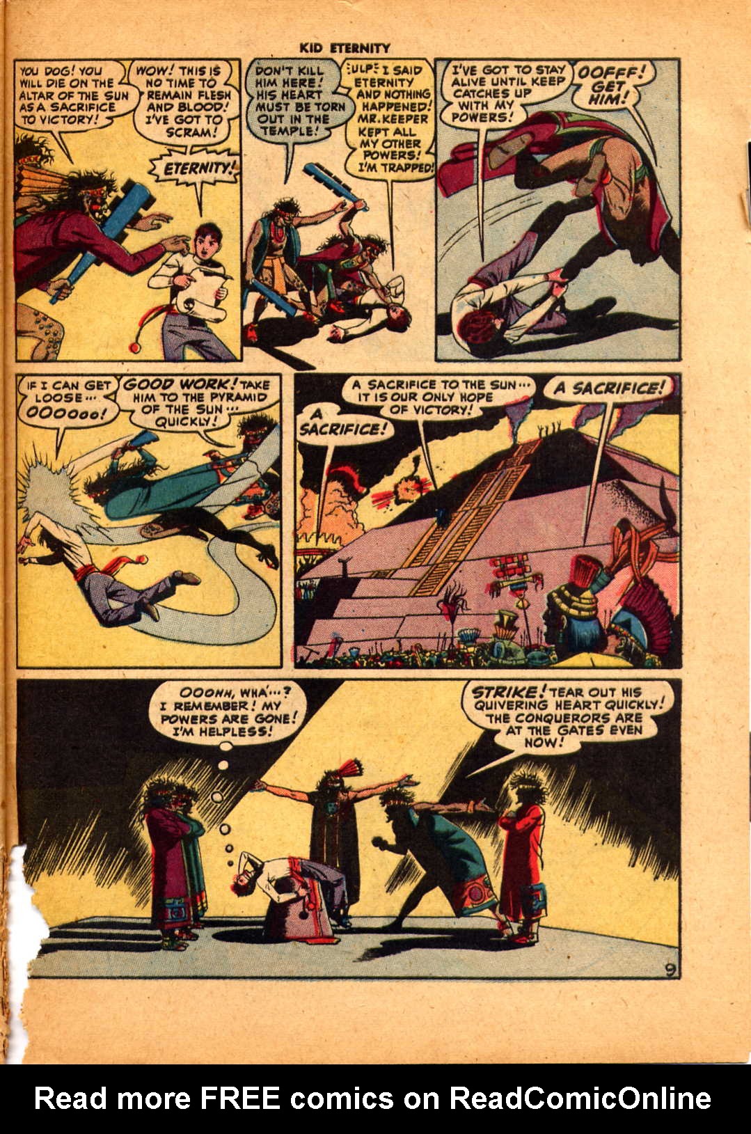 Read online Kid Eternity (1946) comic -  Issue #6 - 45