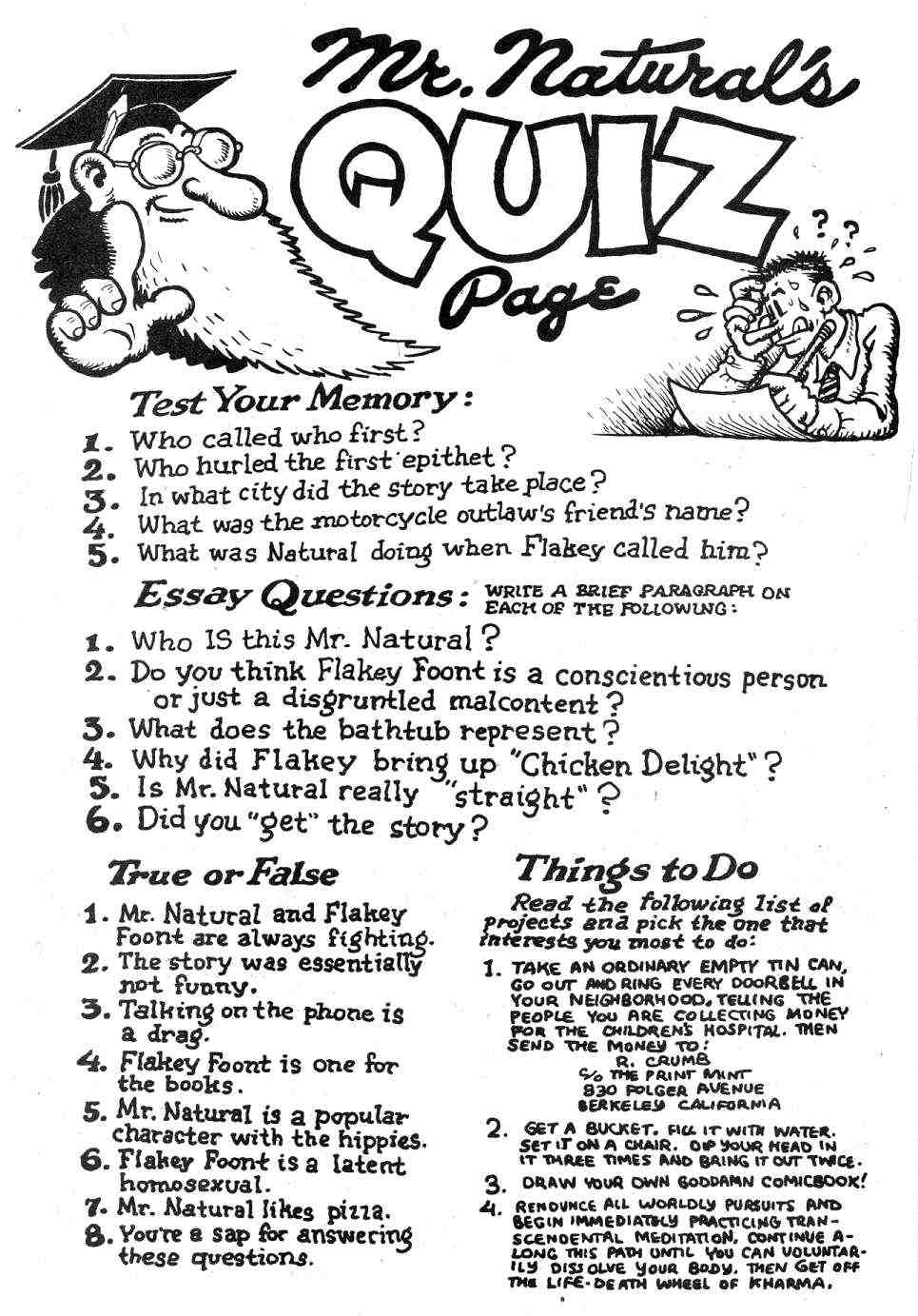 Read online Zap Comix comic -  Issue #5 - 22