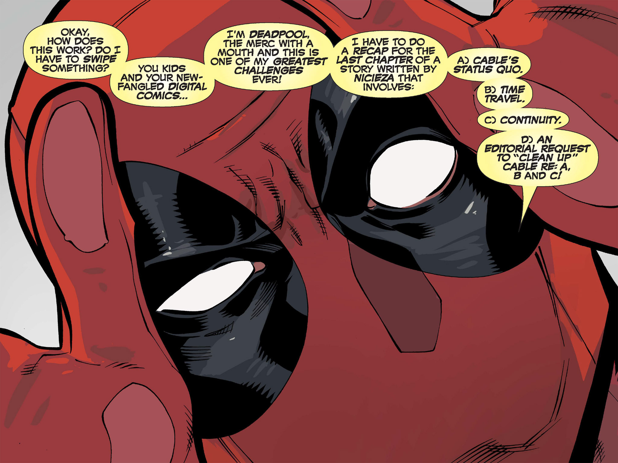 Read online Deadpool & Cable: Split Second Infinite Comic comic -  Issue #6 - 2