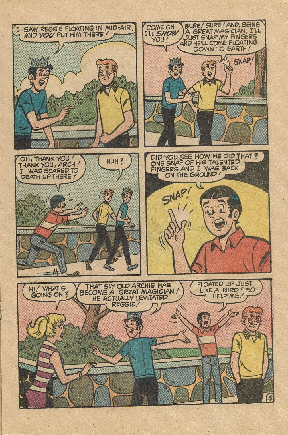 Read online Reggie and Me (1966) comic -  Issue #46 - 17