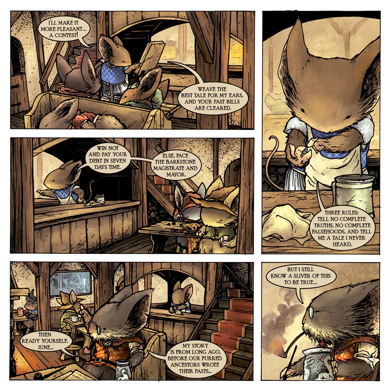 Read online Mouse Guard: Legends of the Guard comic -  Issue #1 - 4