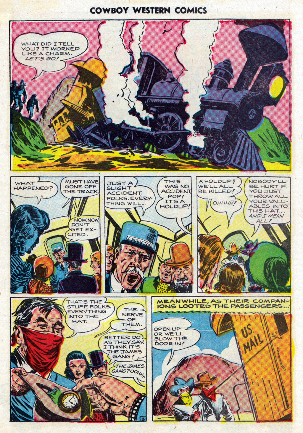Read online Cowboy Western Comics (1948) comic -  Issue #21 - 5