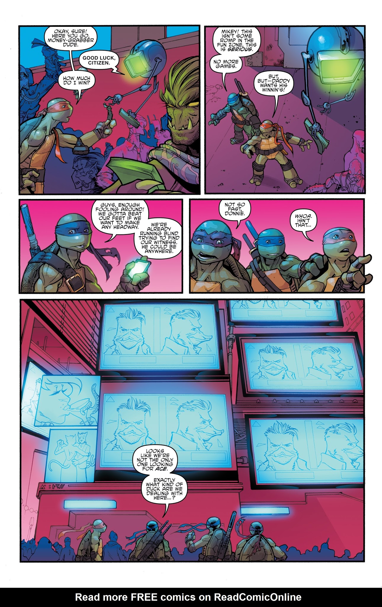 Read online Teenage Mutant Ninja Turtles: Dimension X comic -  Issue #4 - 5