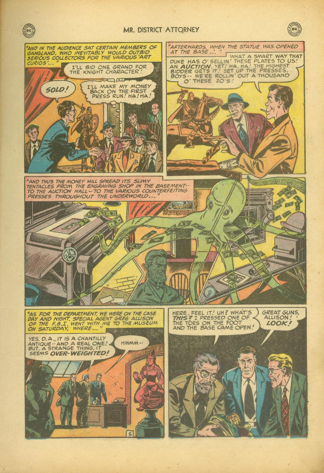 Read online Mr. District Attorney comic -  Issue #8 - 19