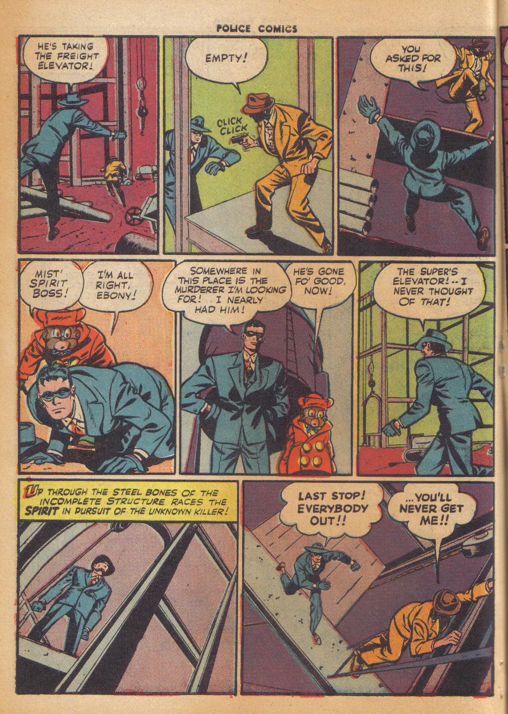 Read online Police Comics comic -  Issue #53 - 56