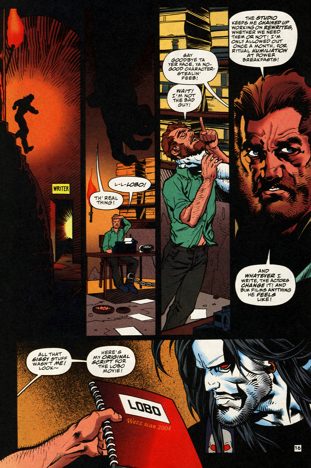 Read online Lobo Goes to Hollywood comic -  Issue # Full - 17