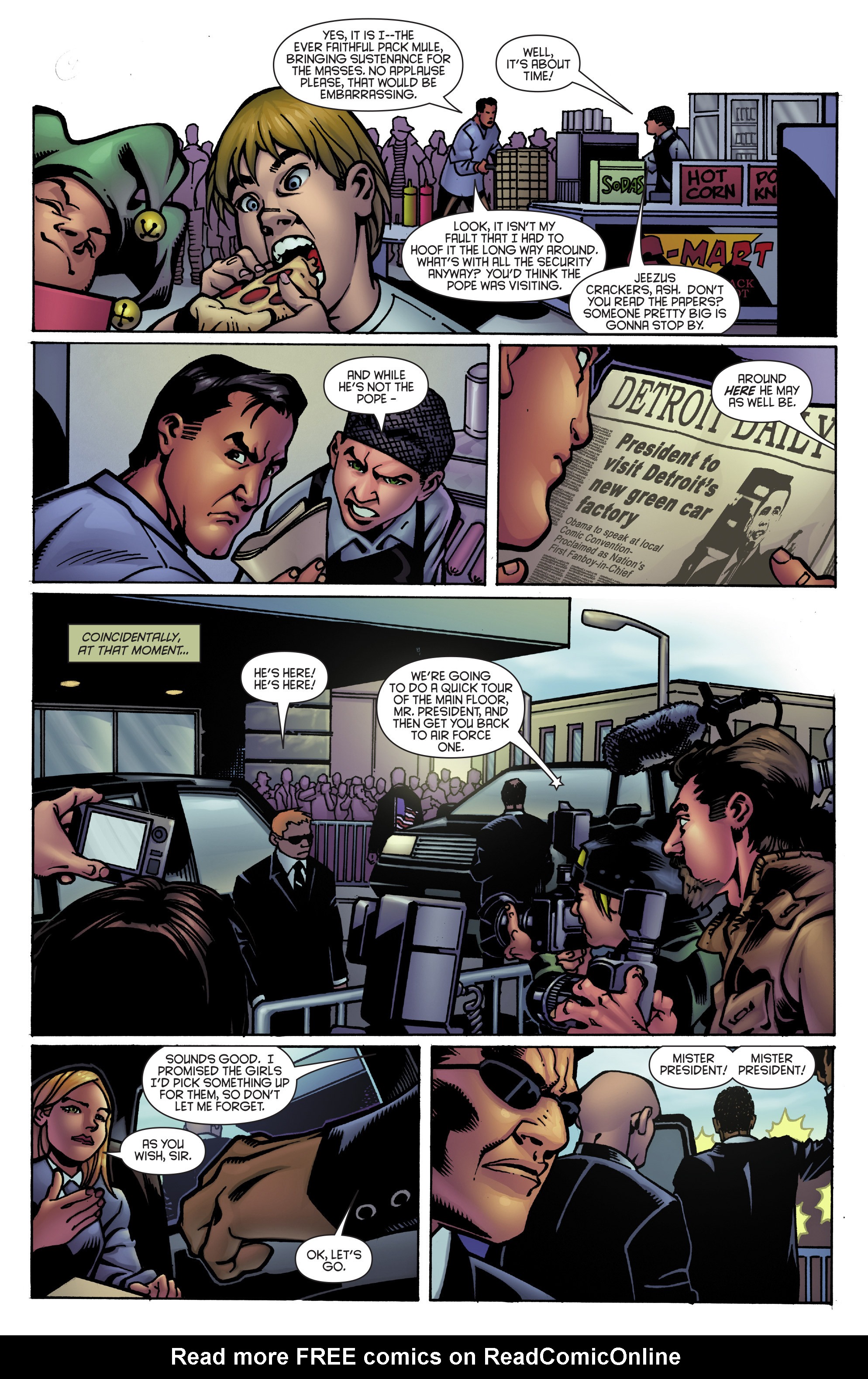 Read online Army of Darkness: Ash Saves Obama comic -  Issue #1 - 11