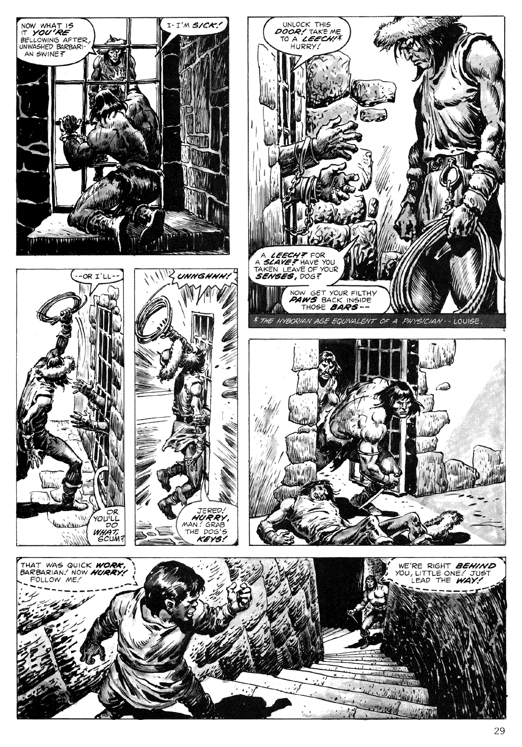 Read online The Savage Sword Of Conan comic -  Issue #71 - 29