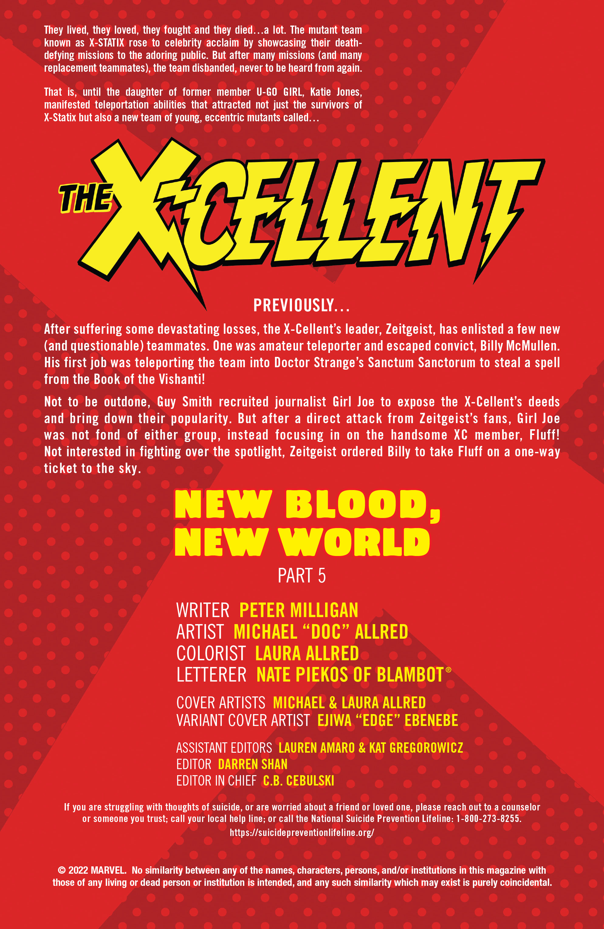 Read online X-Cellent comic -  Issue #5 - 2