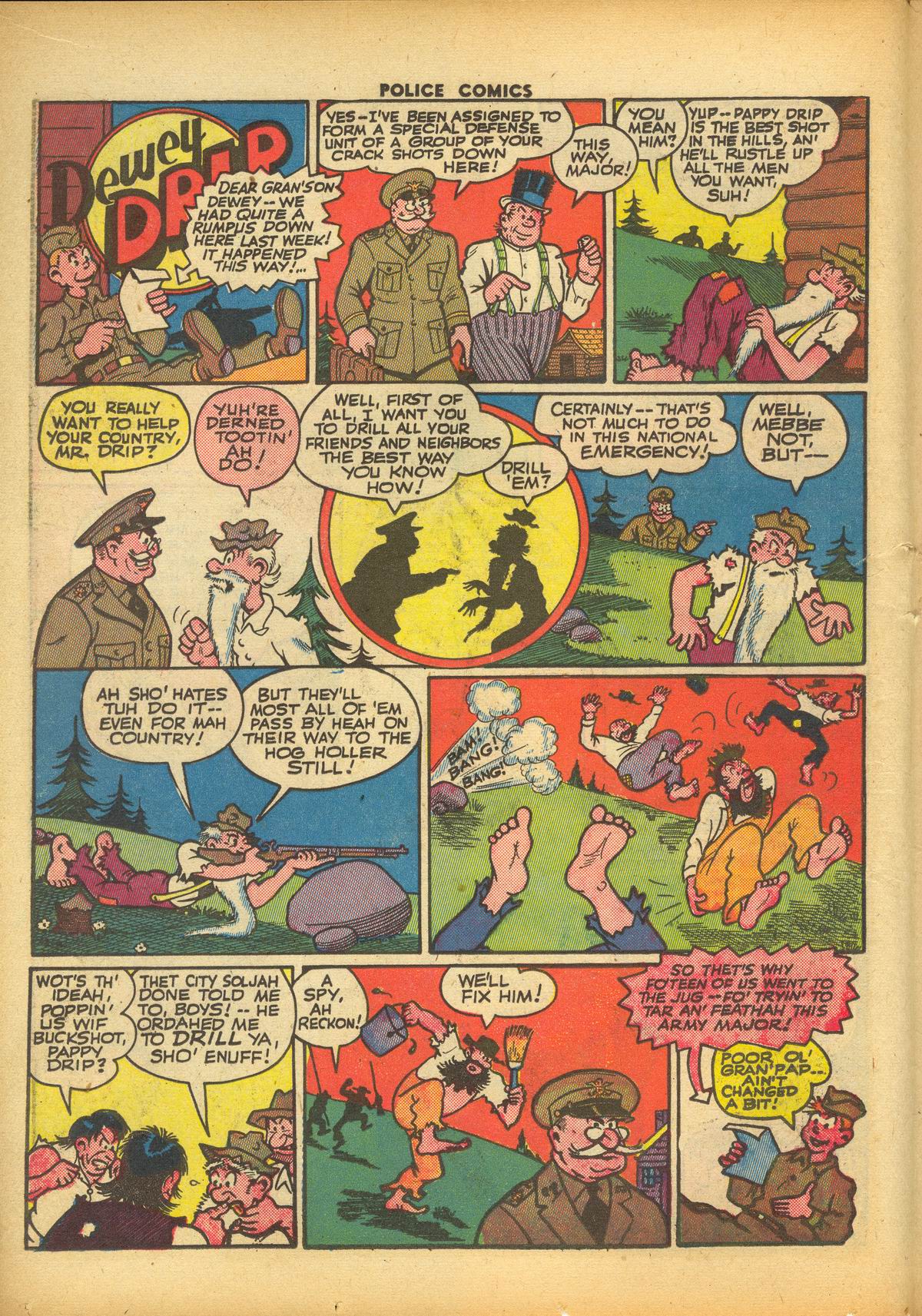 Read online Police Comics comic -  Issue #28 - 18