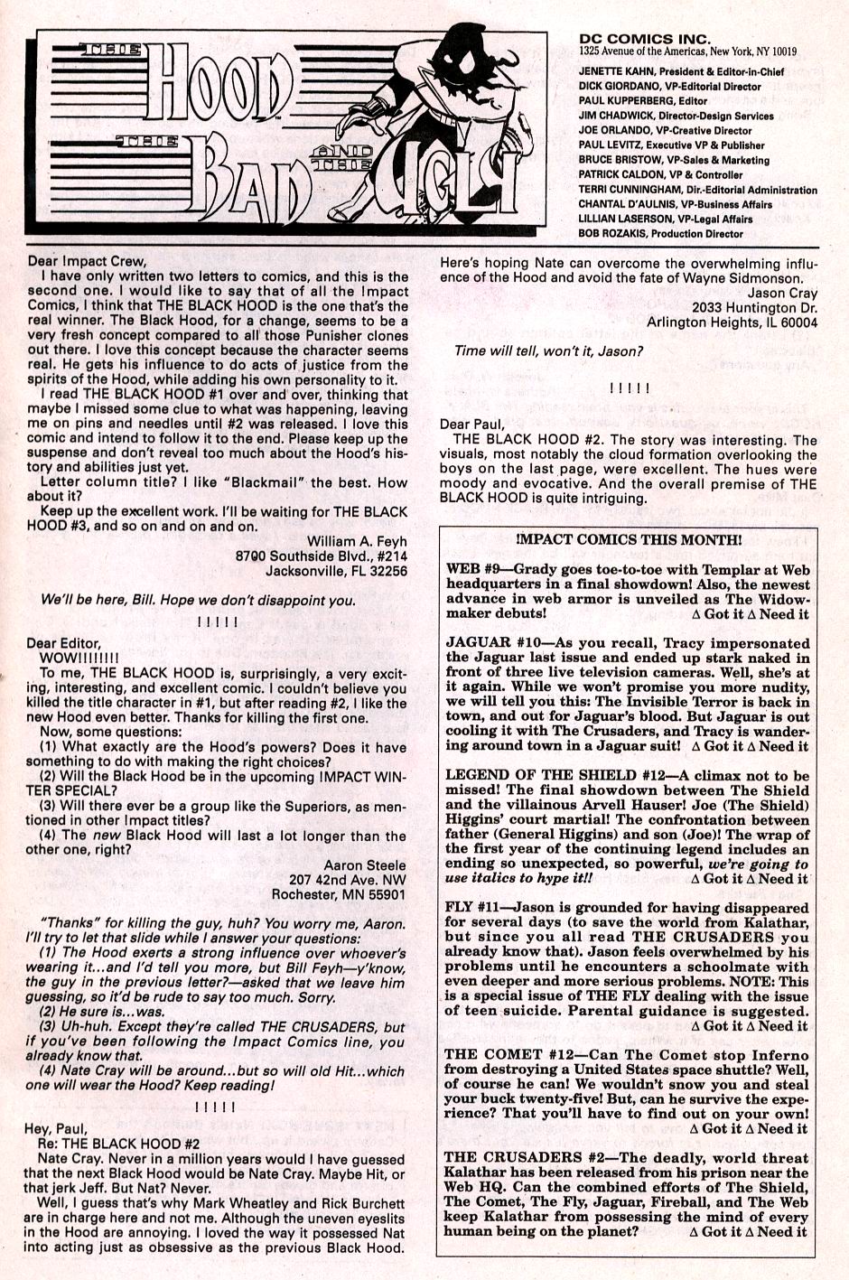 Read online The Black Hood (1991) comic -  Issue #6 - 24
