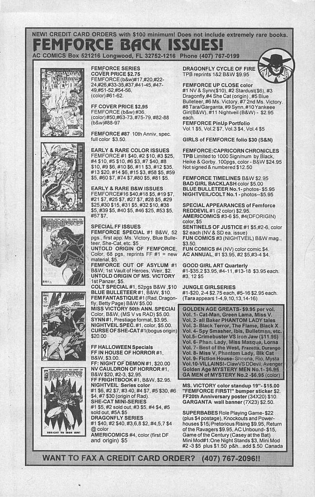 Read online Femforce comic -  Issue #98 - 34