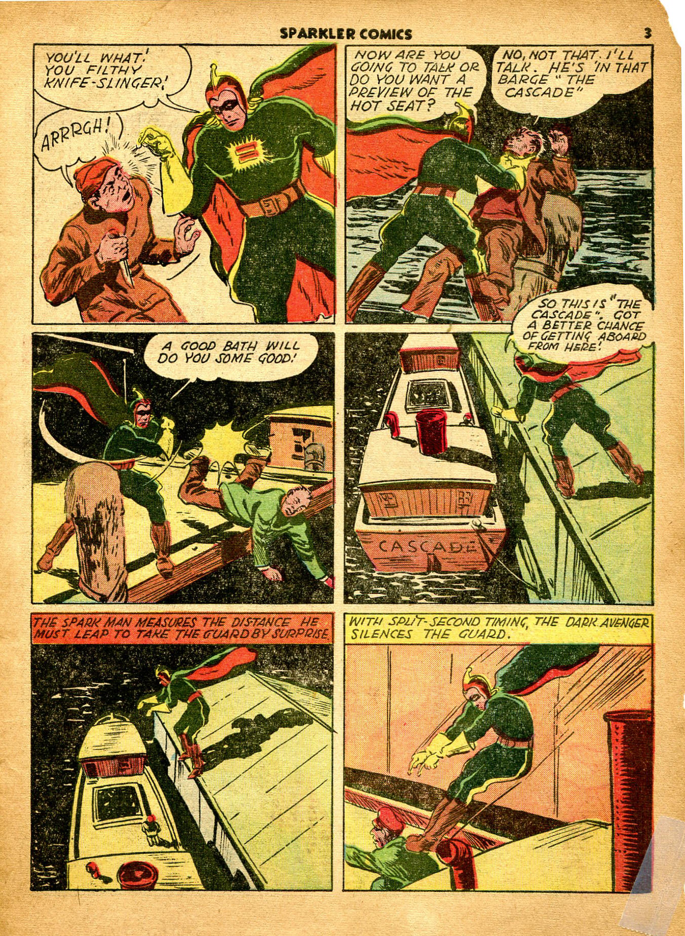 Read online Sparkler Comics comic -  Issue #8 - 5