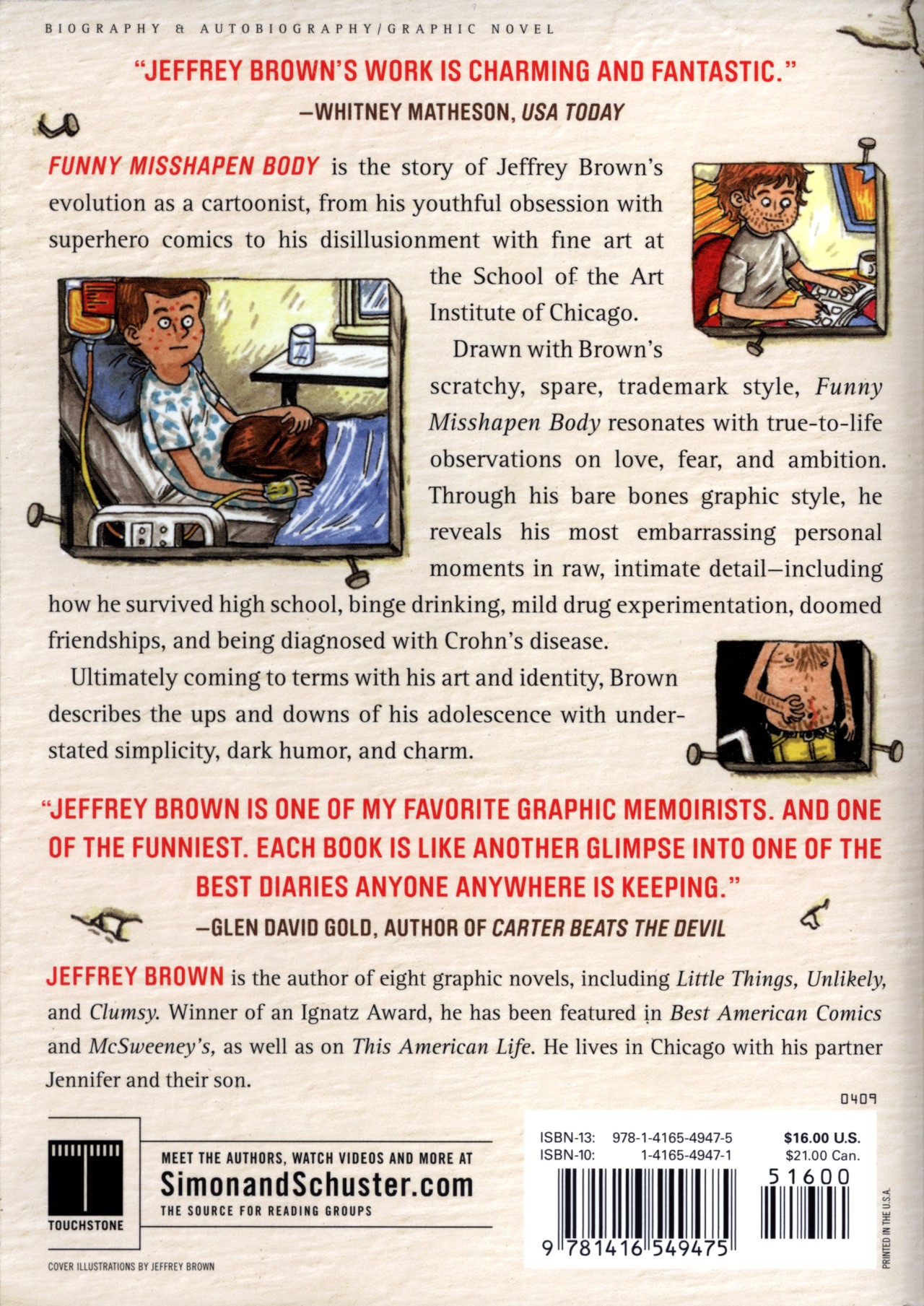 Read online Funny Misshapen Body: A Memoir comic -  Issue # TPB (Part 3) - 118
