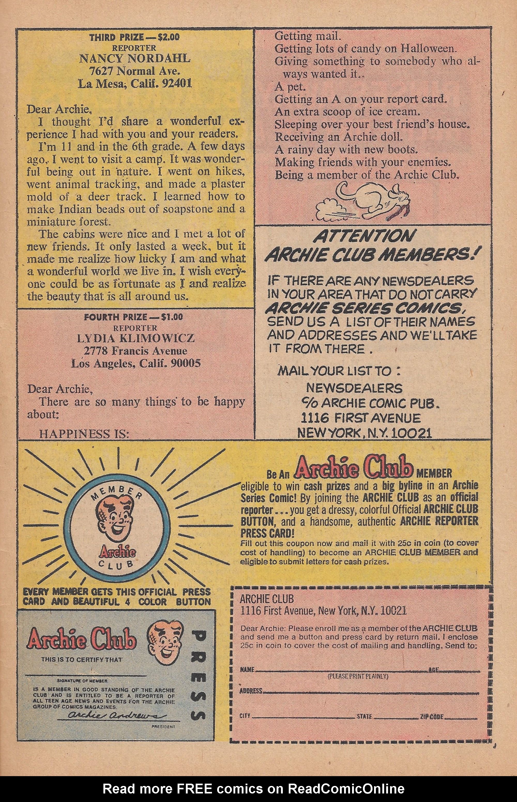 Read online Reggie and Me (1966) comic -  Issue #63 - 43