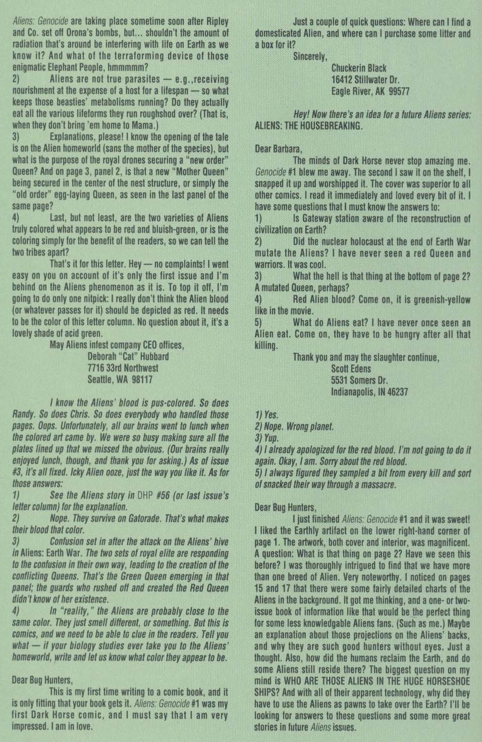 Read online Aliens: Genocide comic -  Issue #4 - 32