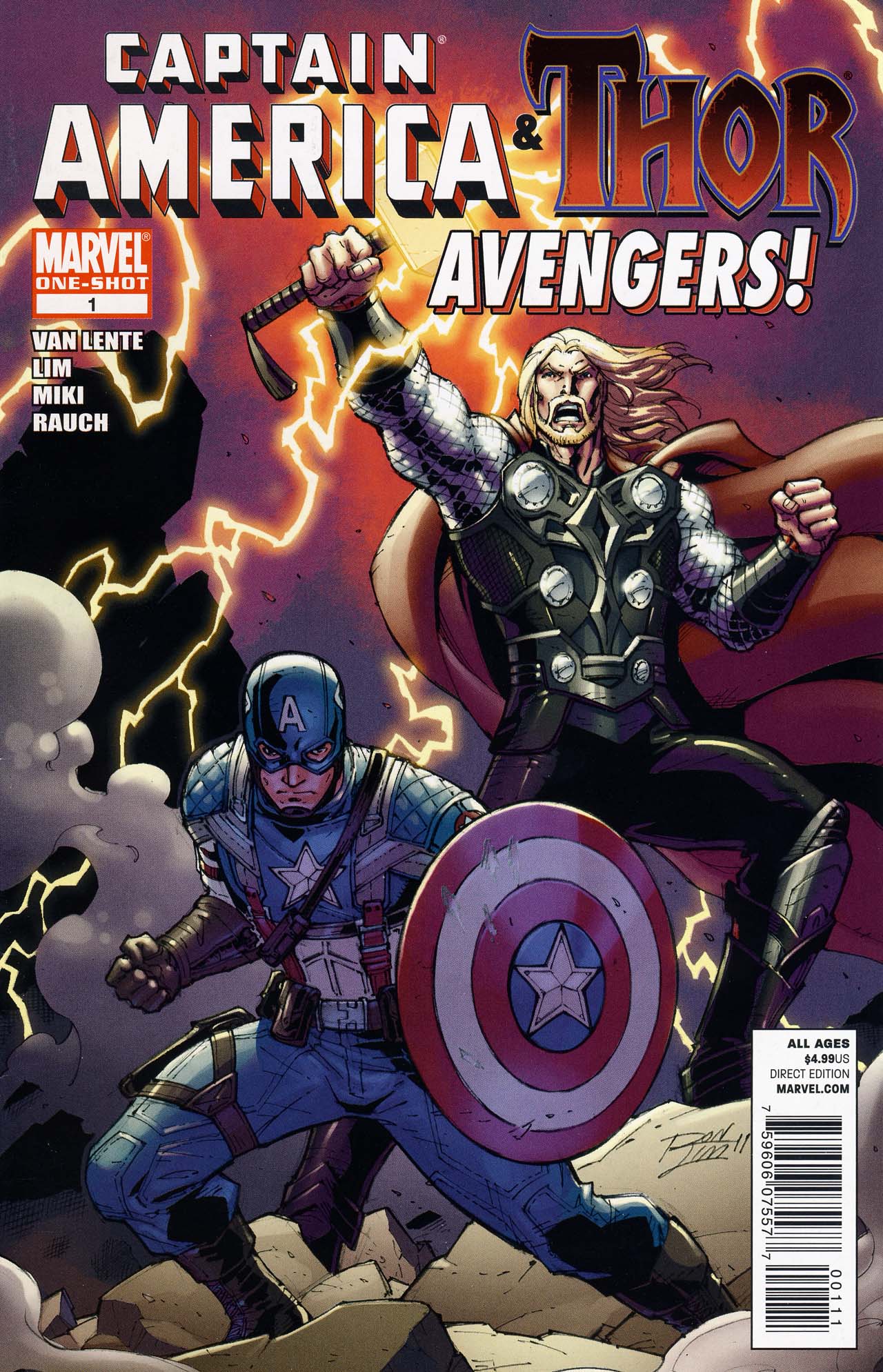 Read online Captain America & Thor: Avengers comic -  Issue # Full - 1