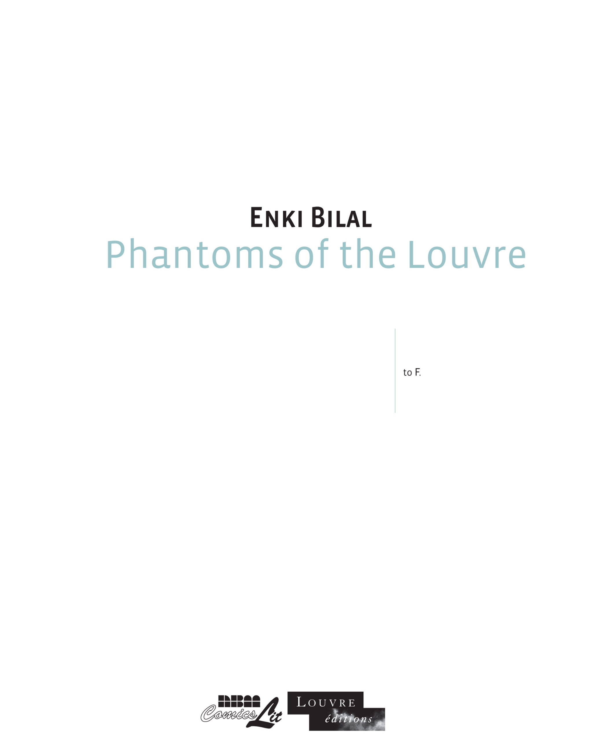 Read online Phantoms of the Louvre comic -  Issue # TPB - 2