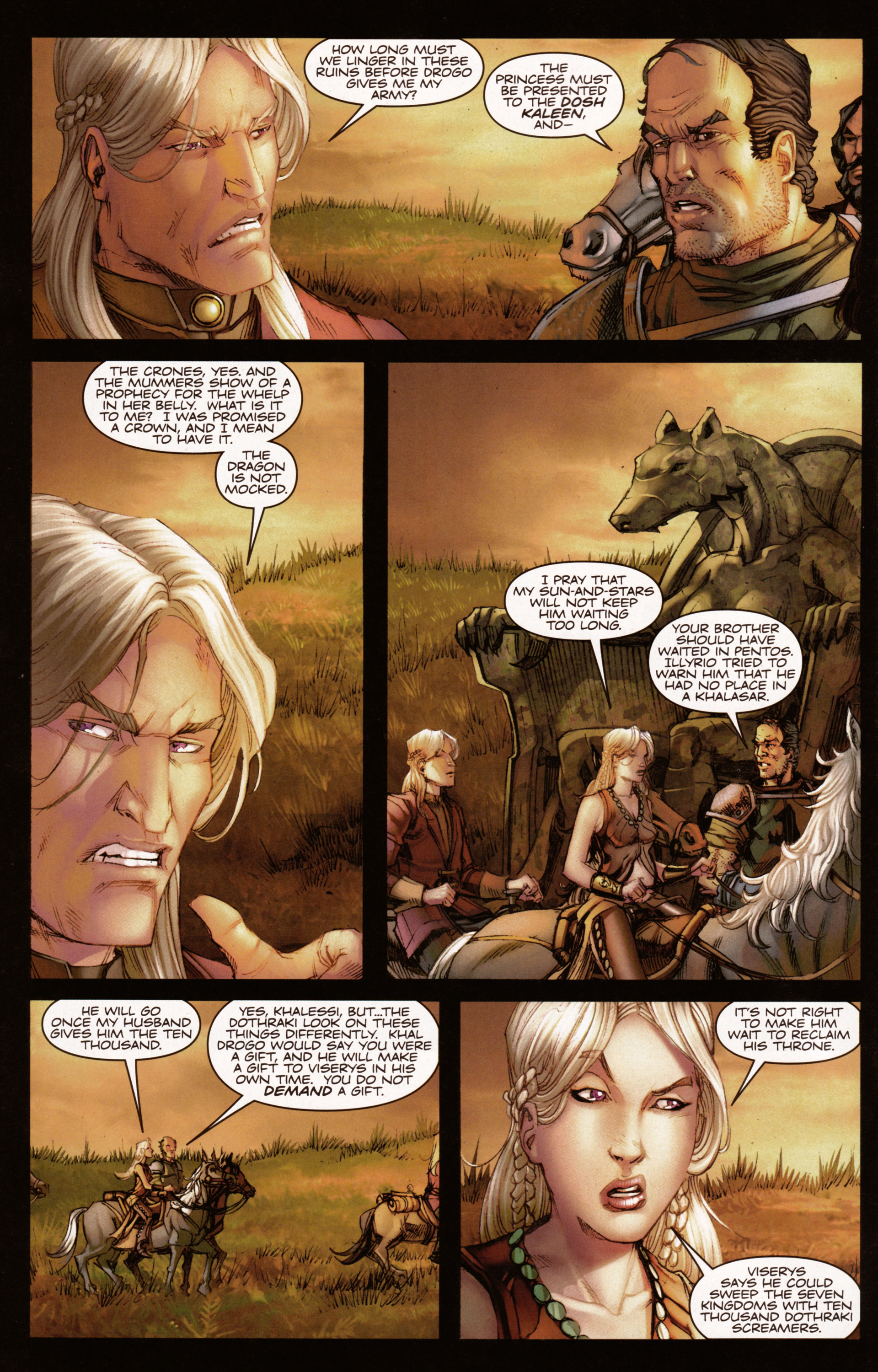 Read online A Game Of Thrones comic -  Issue #11 - 24