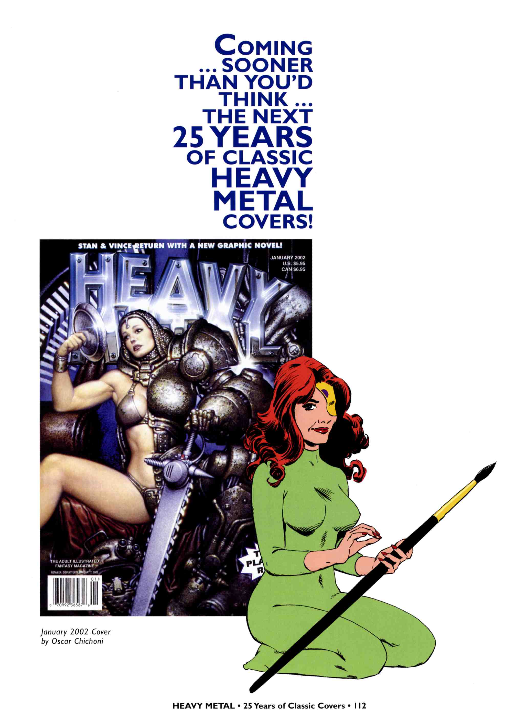 Read online Heavy Metal: 25 Years of Classic Covers comic -  Issue # TPB - 118