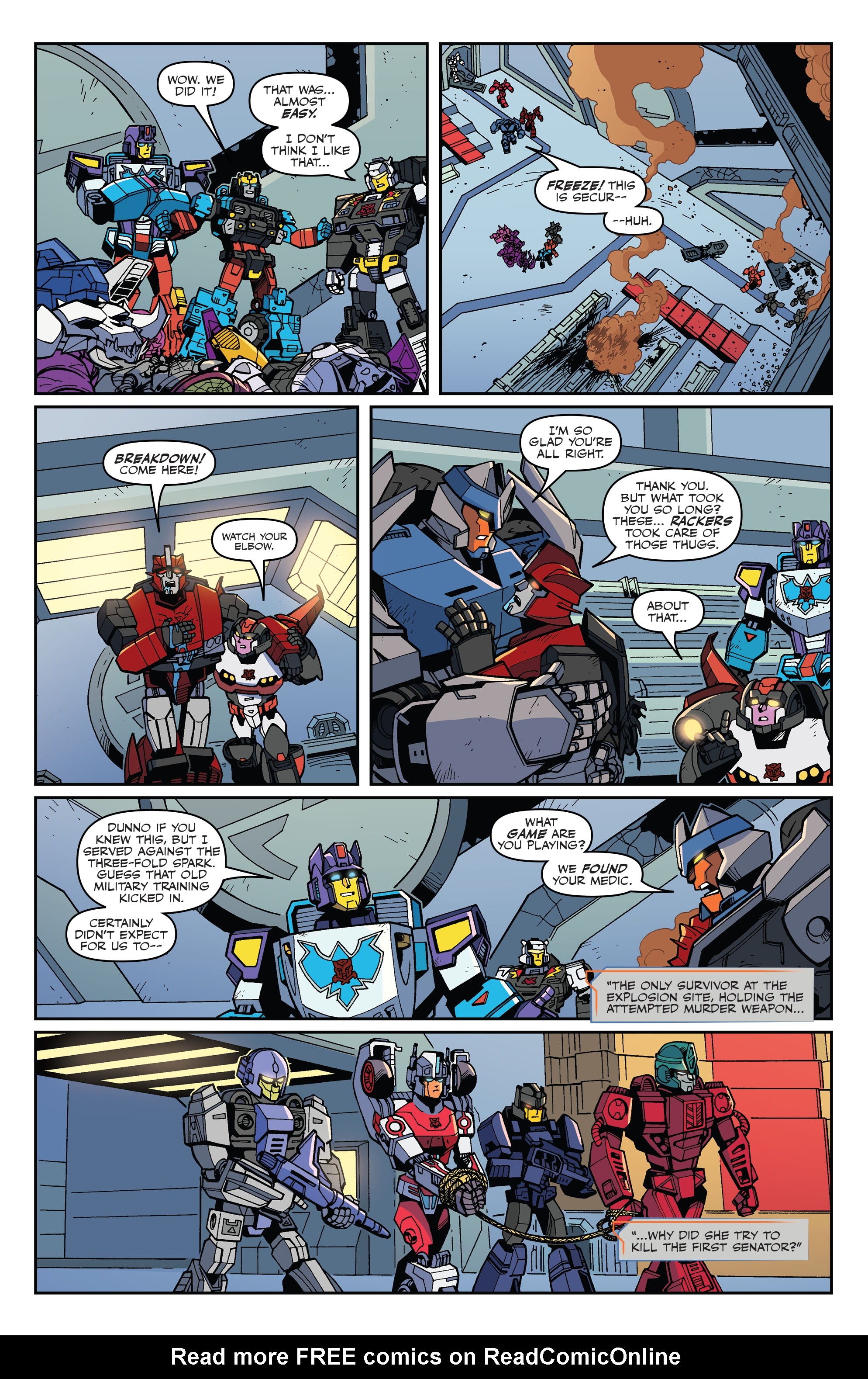 Read online Transformers: Wreckers-Tread and Circuits comic -  Issue #4 - 19