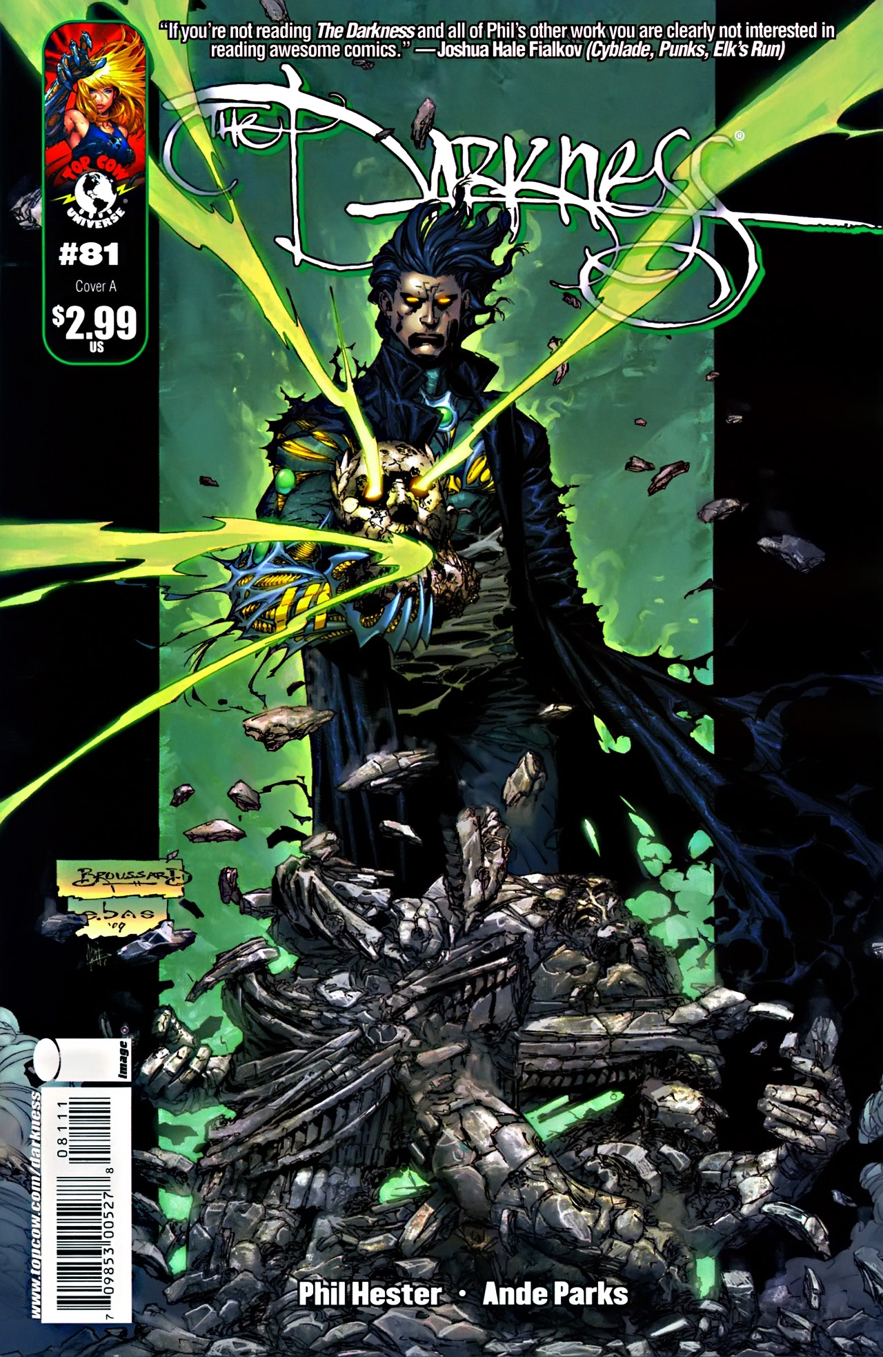 Read online The Darkness (2007) comic -  Issue #81 - 1