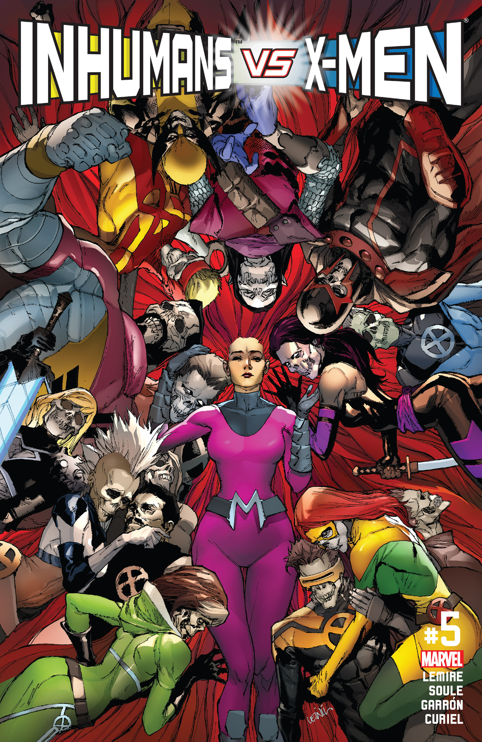 Read online Inhumans Vs. X-Men comic -  Issue #5 - 1