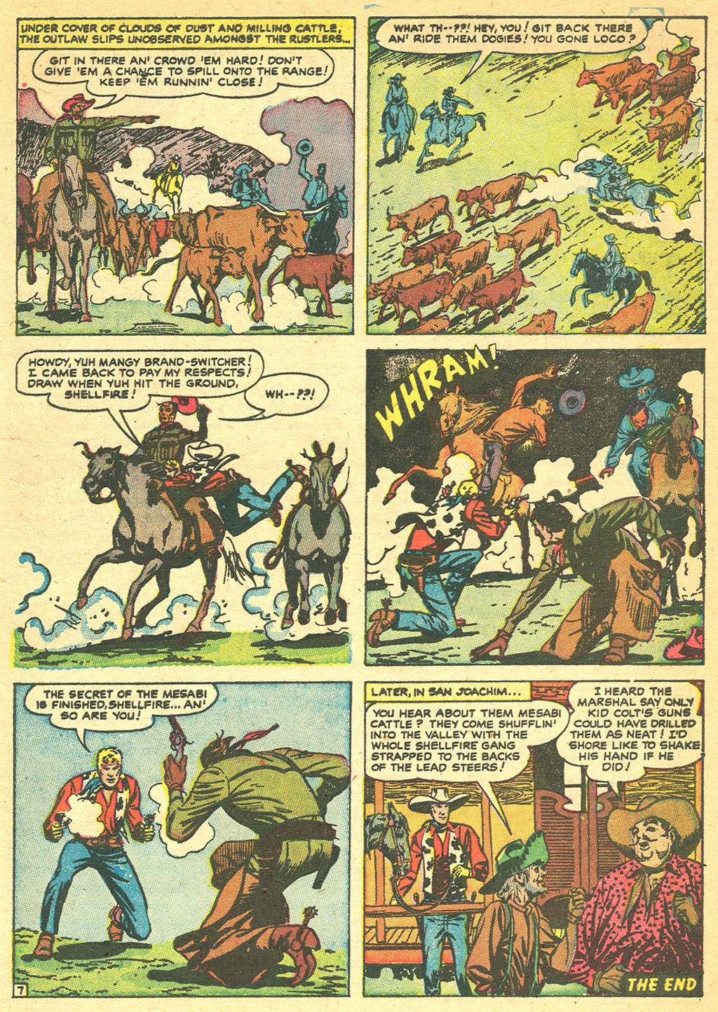 Read online Two Gun Western (1950) comic -  Issue #12 - 9