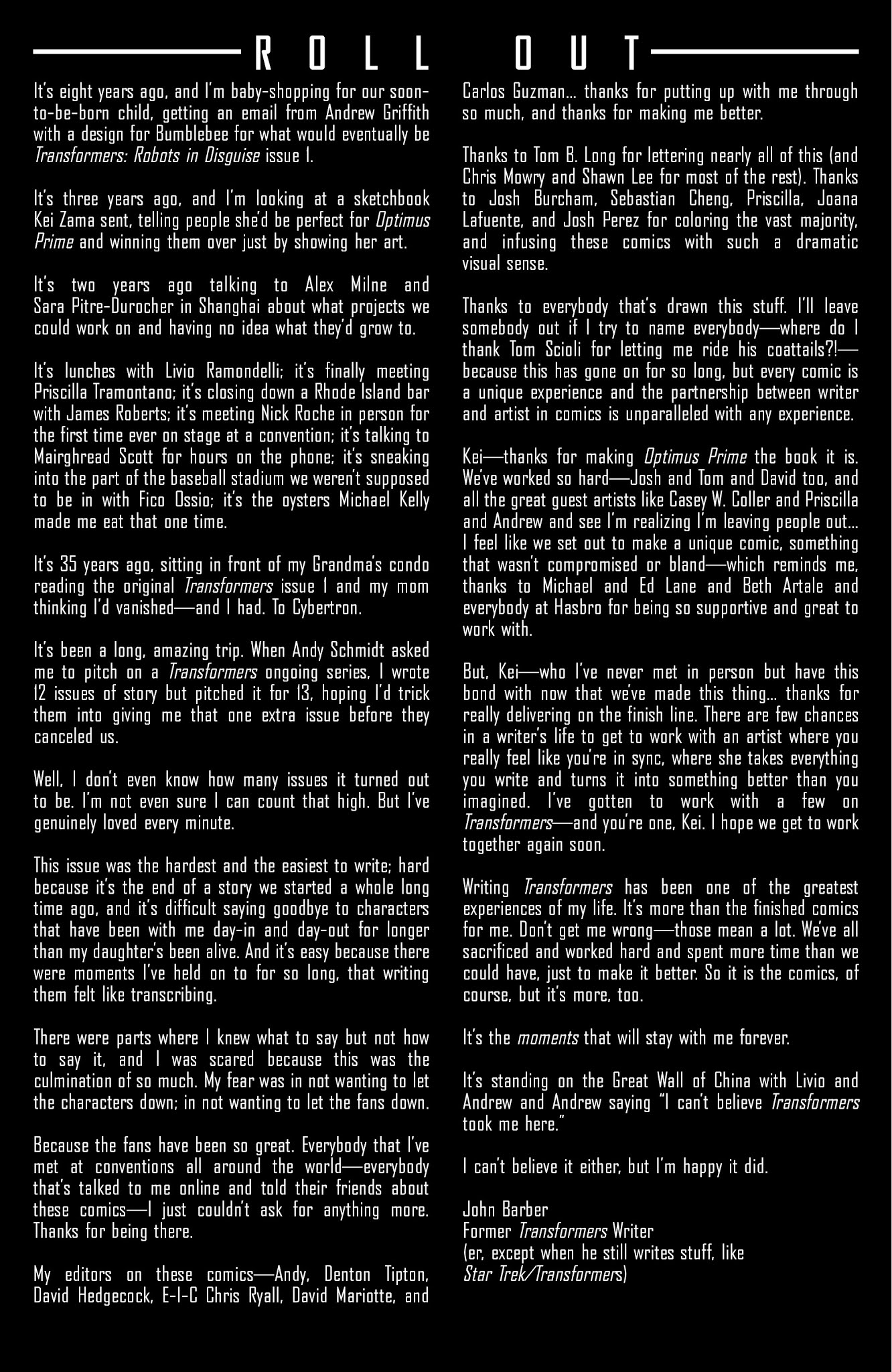 Read online Optimus Prime comic -  Issue #25 - 30