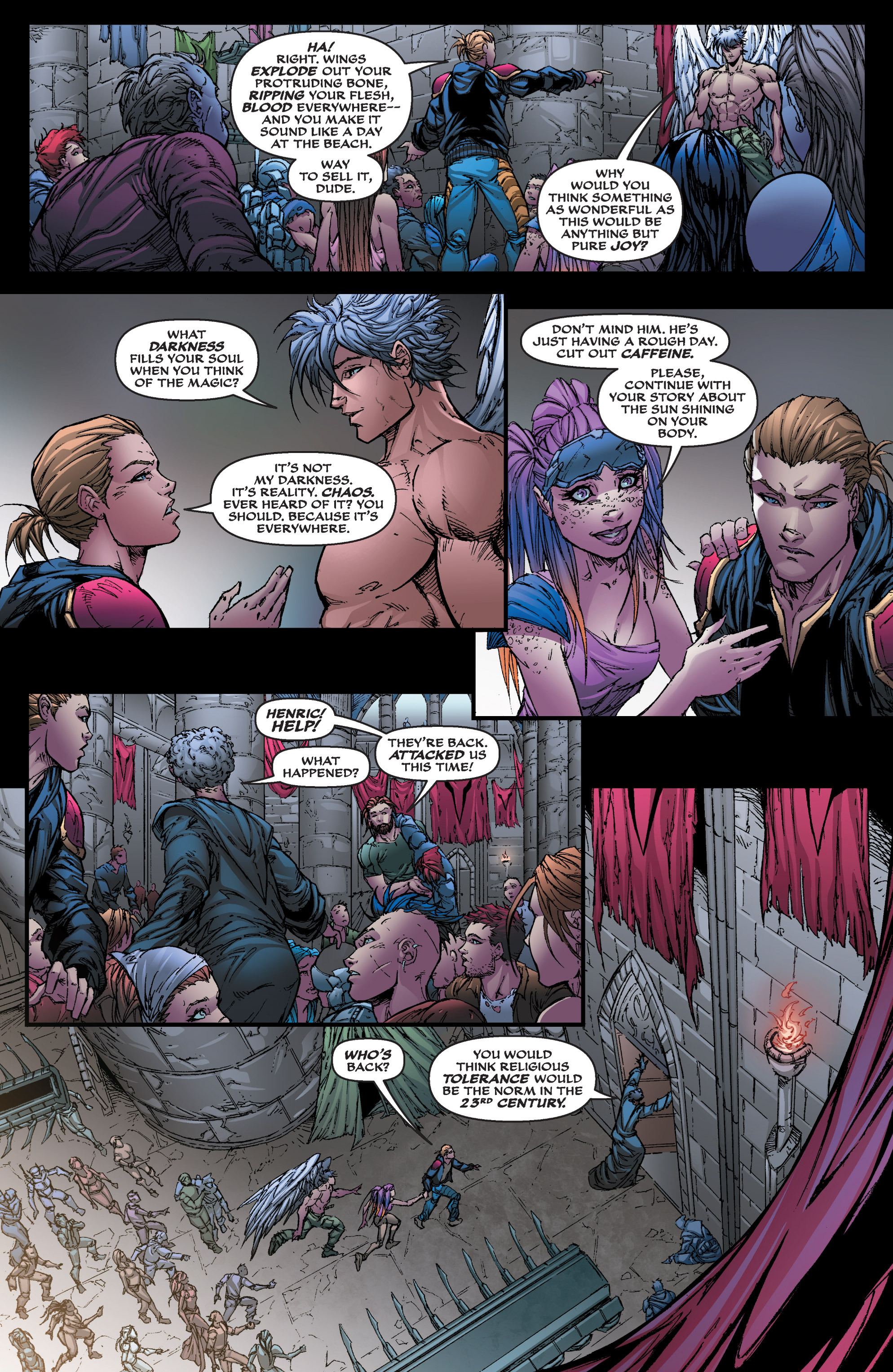 Read online Michael Turner's Soulfire (2013) comic -  Issue #4 - 18