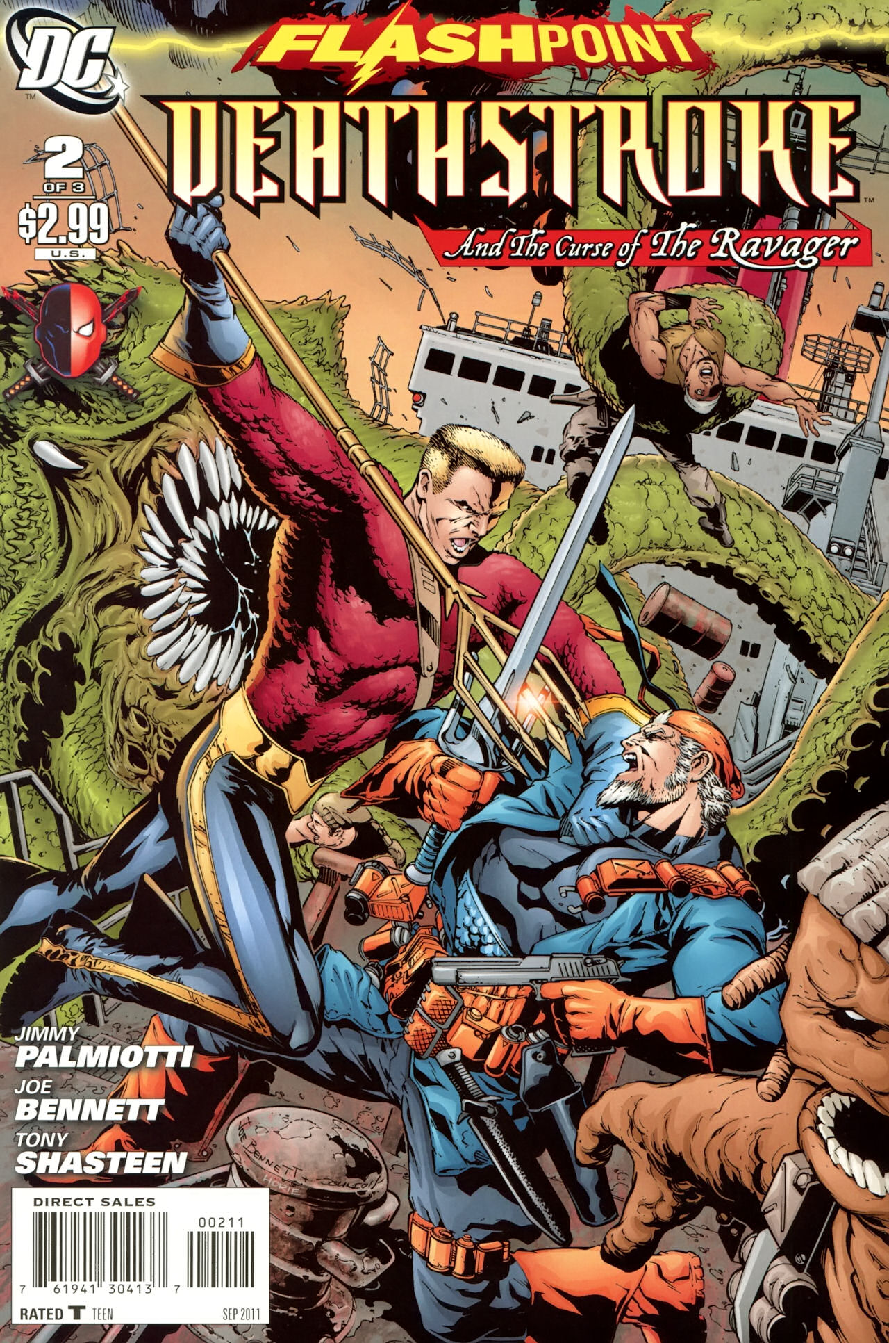 Read online Flashpoint: Deathstroke and the Curse of the Ravager comic -  Issue #2 - 1