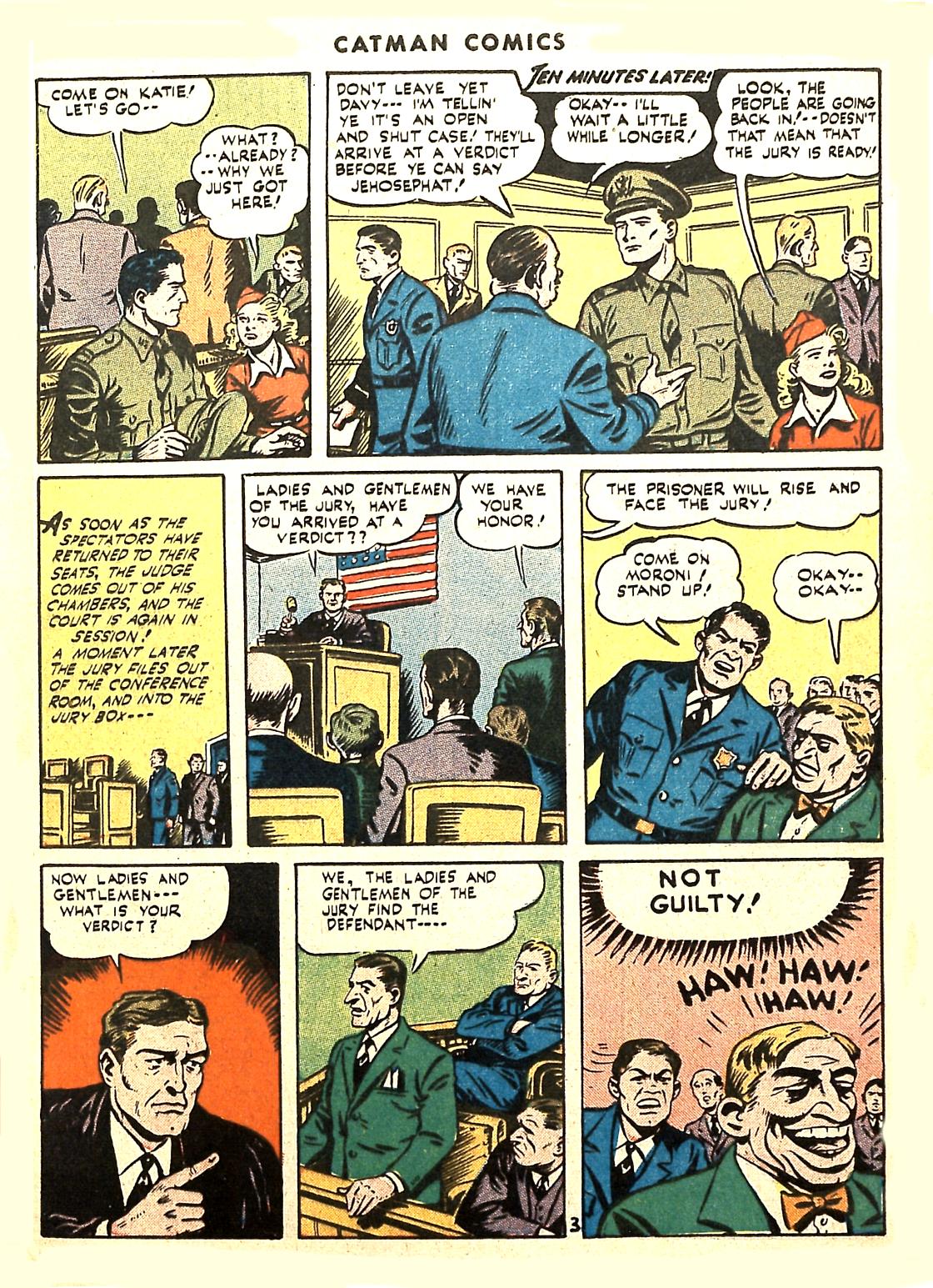 Read online Cat-Man Comics comic -  Issue #25 - 5
