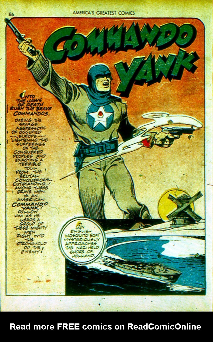 Read online America's Greatest Comics comic -  Issue #4 - 87