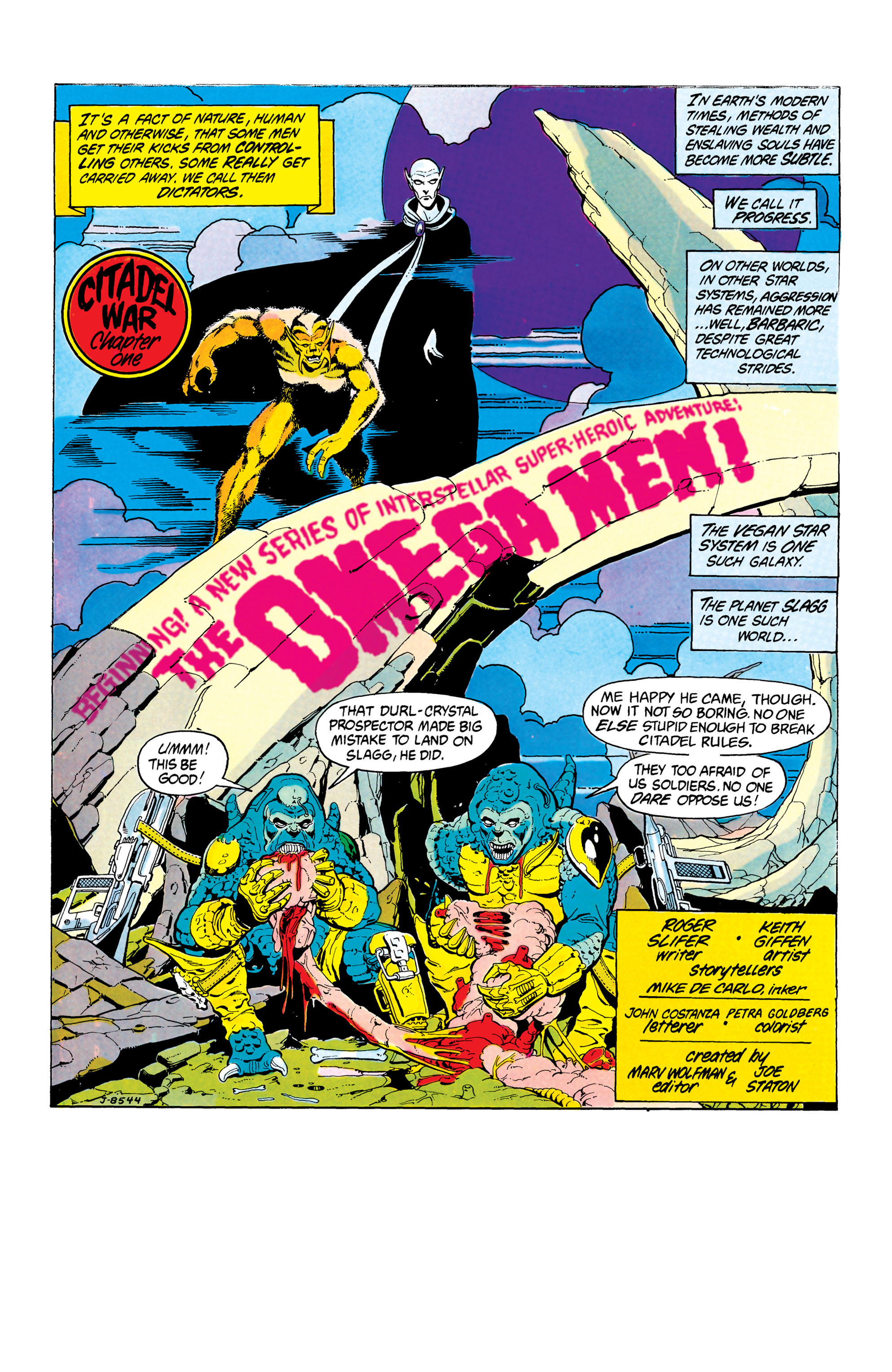 Read online The Omega Men (1983) comic -  Issue #1 - 2