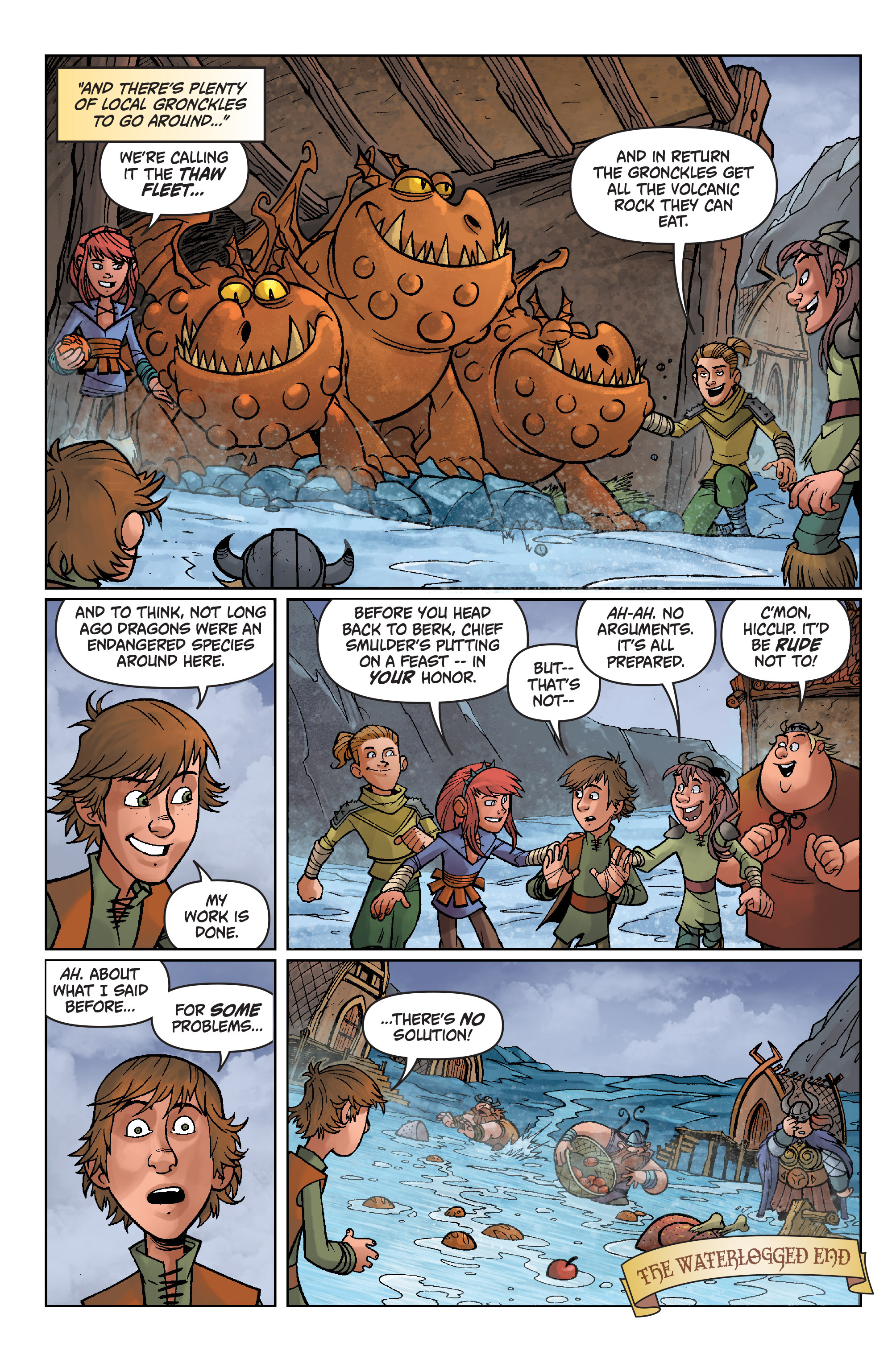 Read online DreamWorks Dragons: Defenders of Berk Collection: Fire & Ice comic -  Issue # TPB - 103