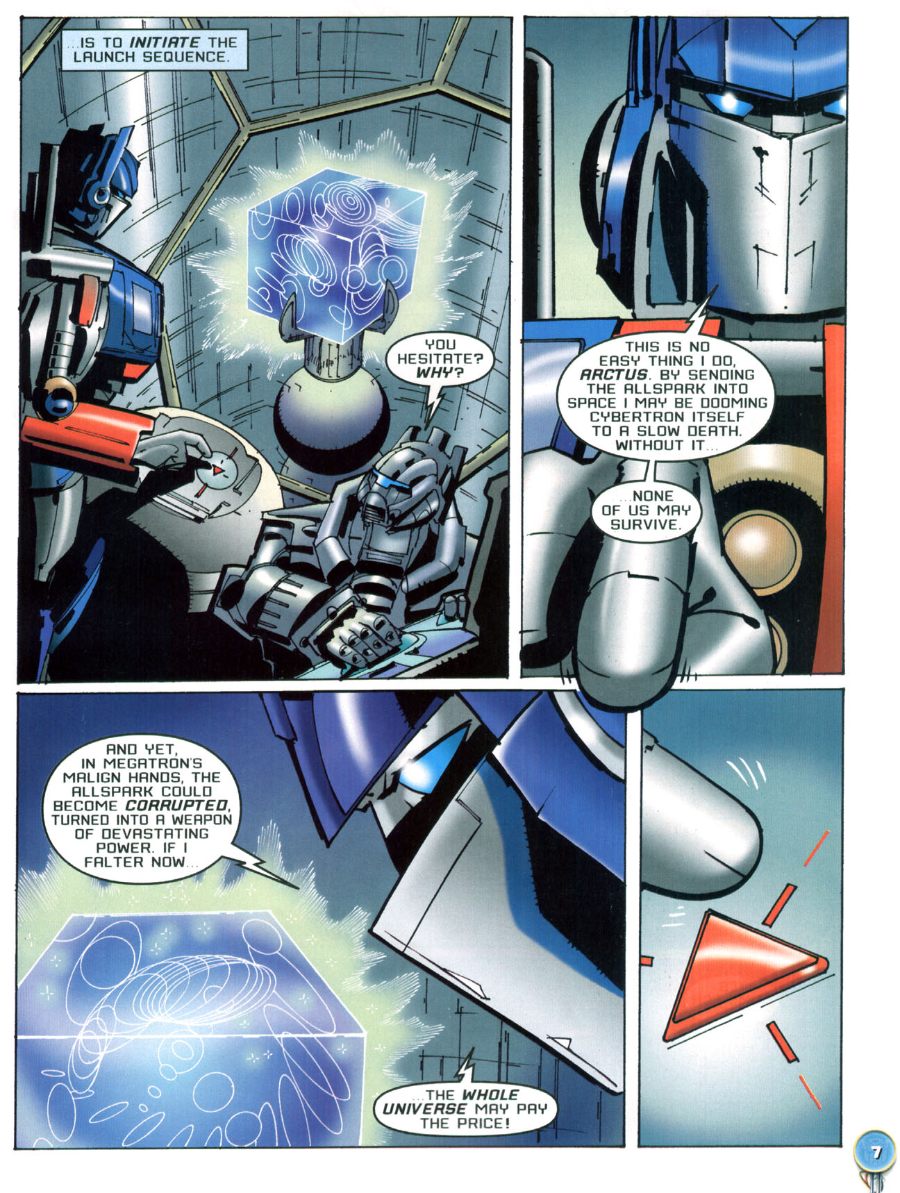 Read online Transformers: Robots in Disguise (2007) comic -  Issue #1 - 7